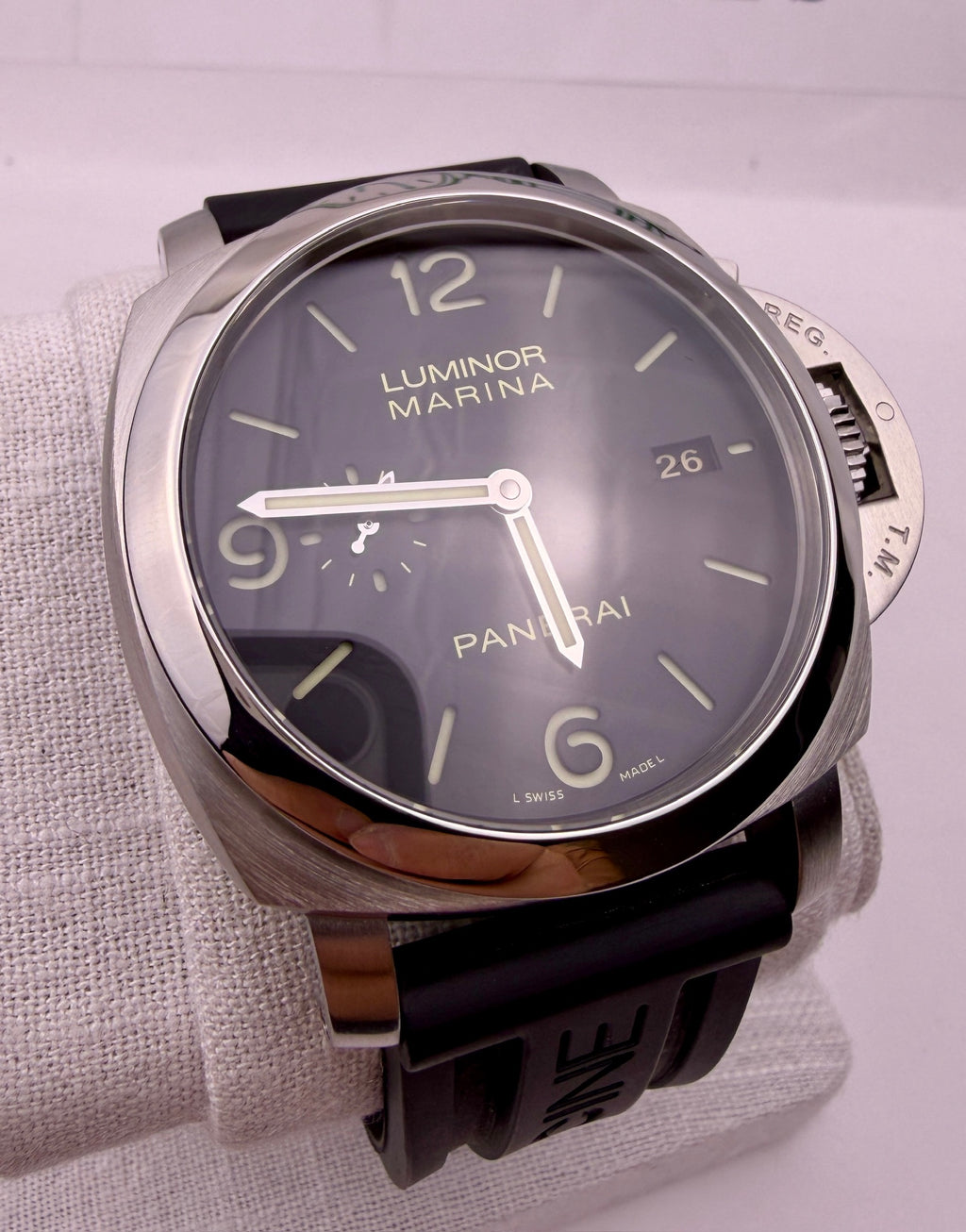 Case #435 — Panerai Luminor Marina on Rubber Ref. PAM00312
