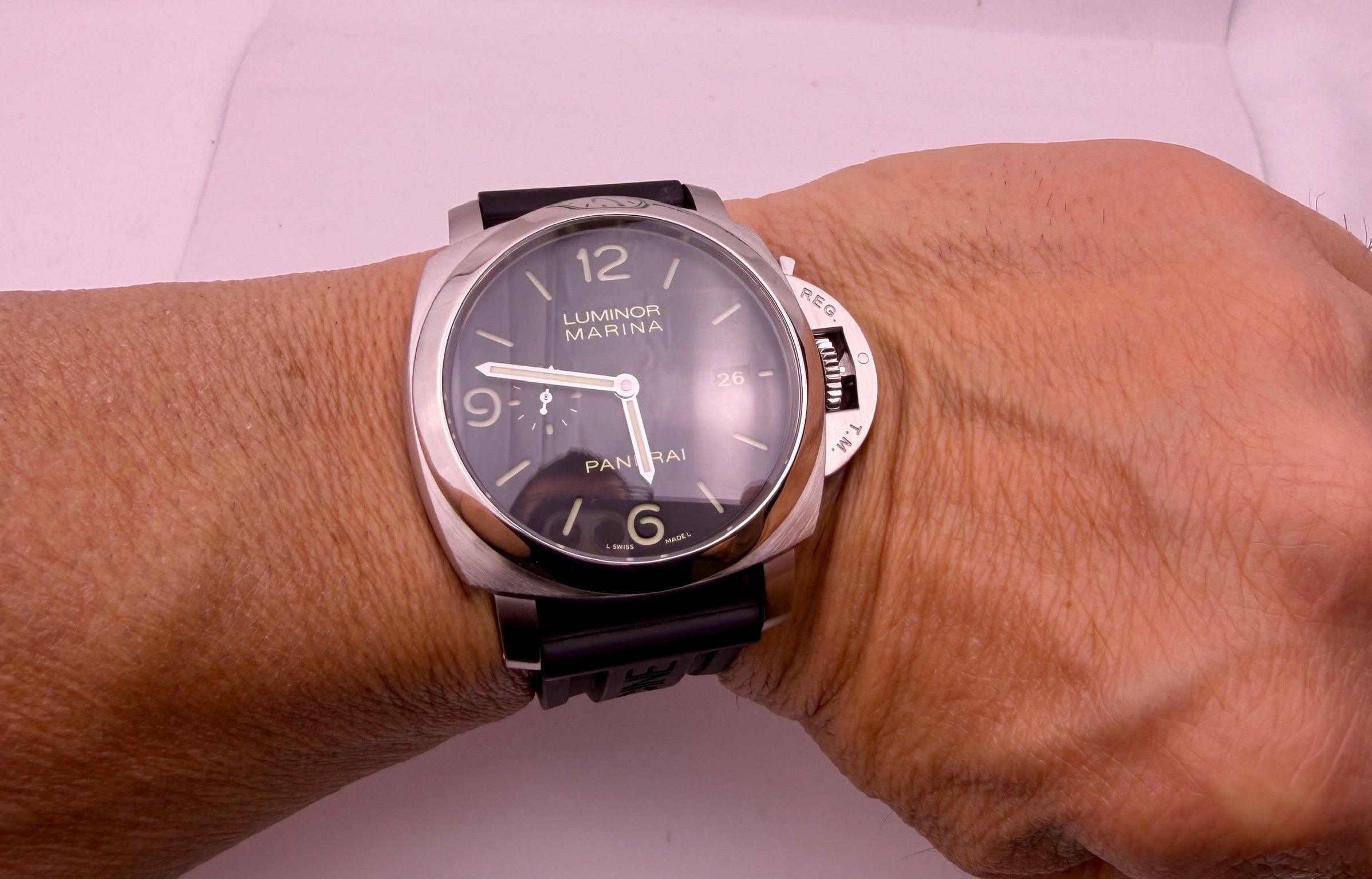 Case #435 — Panerai Luminor Marina on Rubber Ref. PAM00312