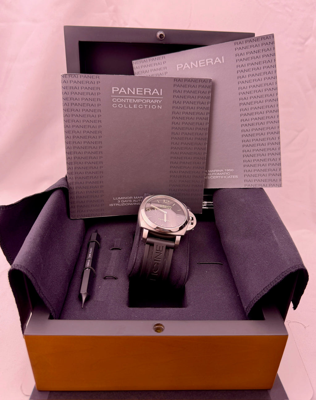 Case #435 — Panerai Luminor Marina on Rubber Ref. PAM00312