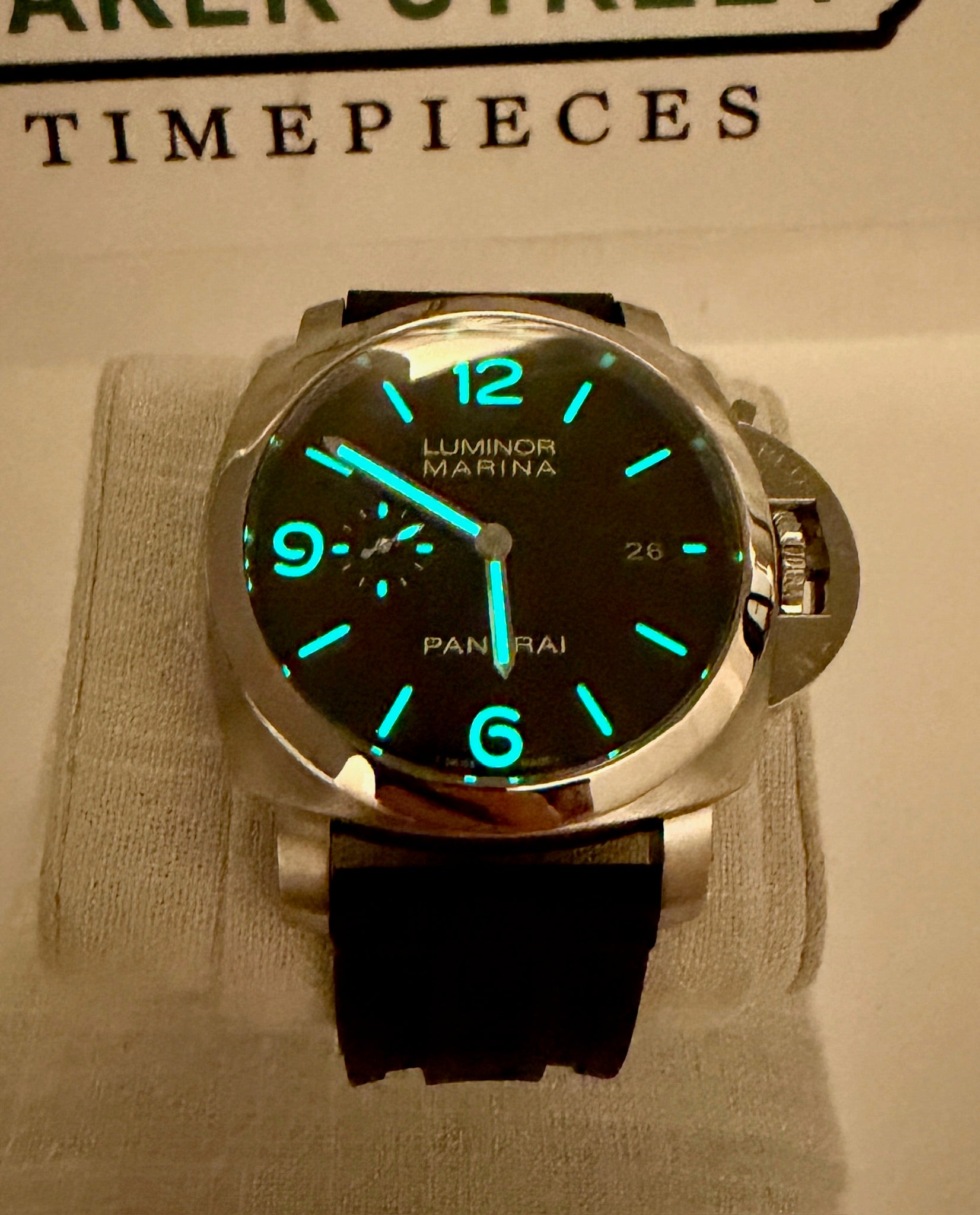 Case #435 — Panerai Luminor Marina on Rubber Ref. PAM00312