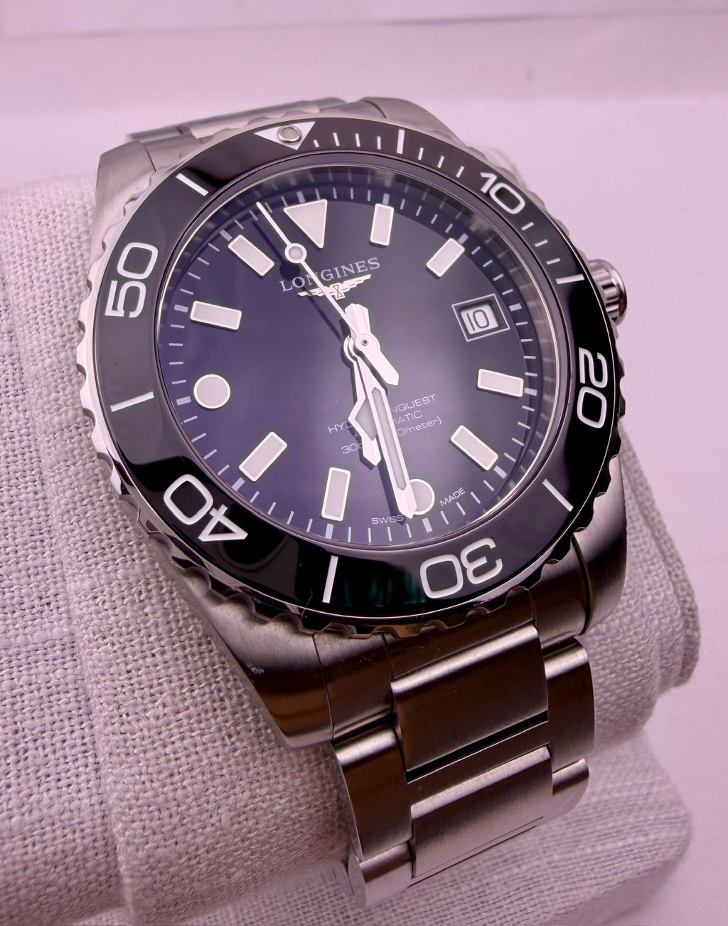 Case #497 — Longines HydroConquest 39MM Black Ref. L3.779.4.56.6