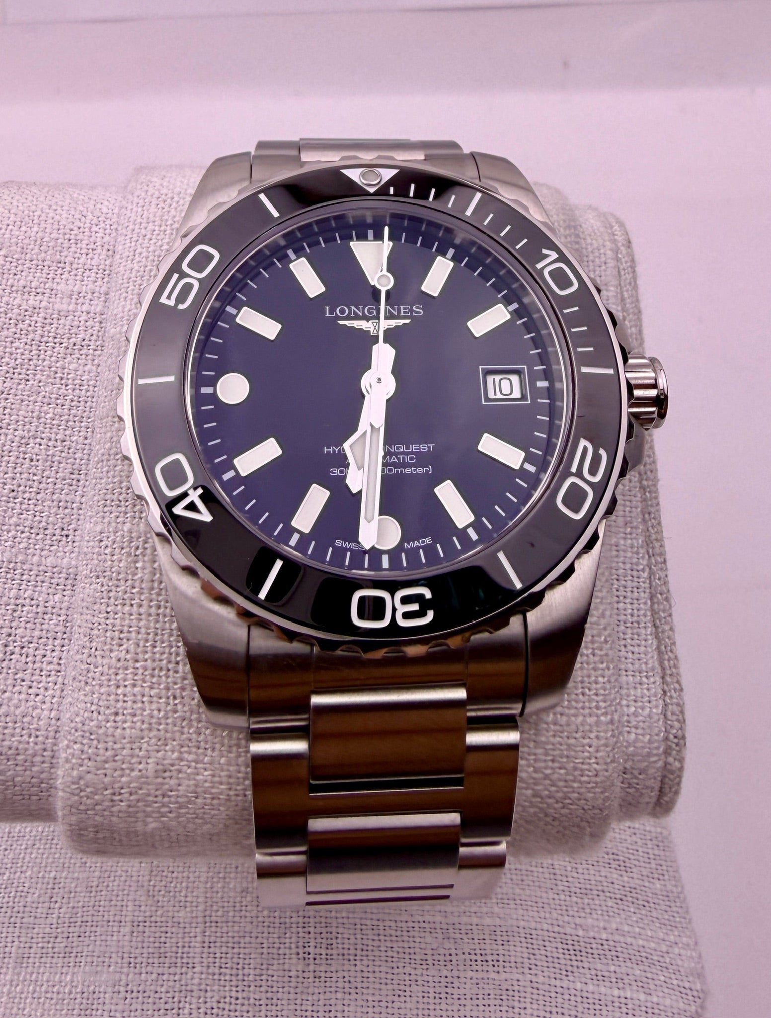 Case #497 — Longines HydroConquest 39MM Black Ref. L3.779.4.56.6