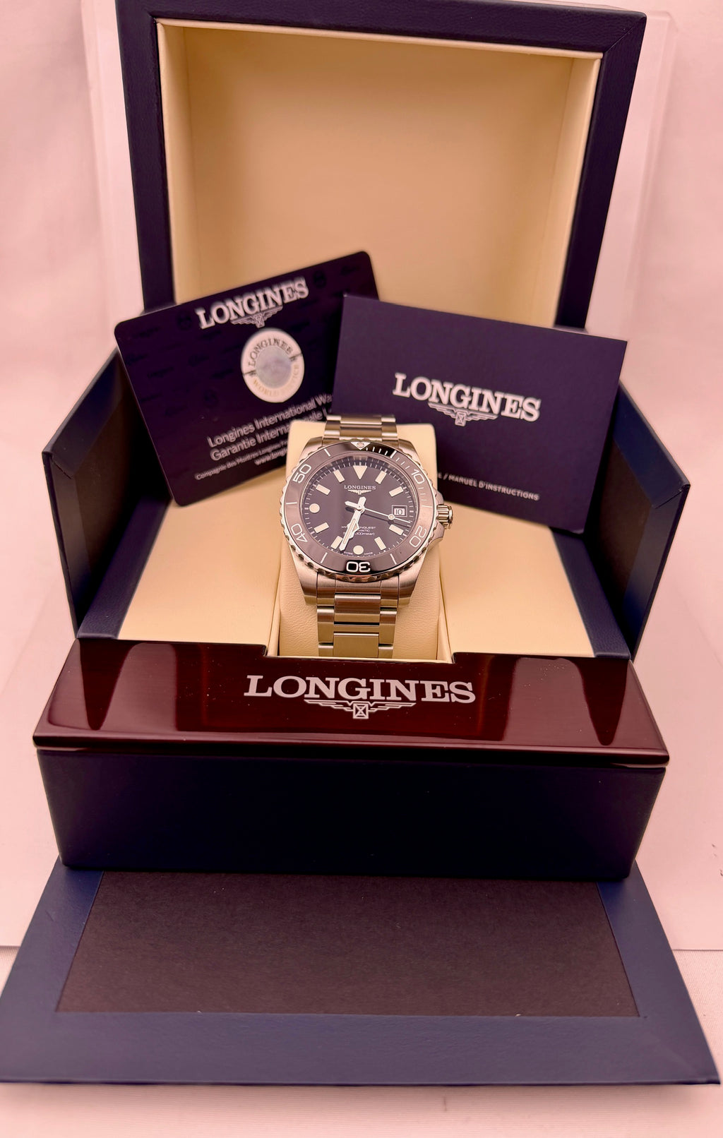 Case #497 — Longines HydroConquest 39MM Black Ref. L3.779.4.56.6