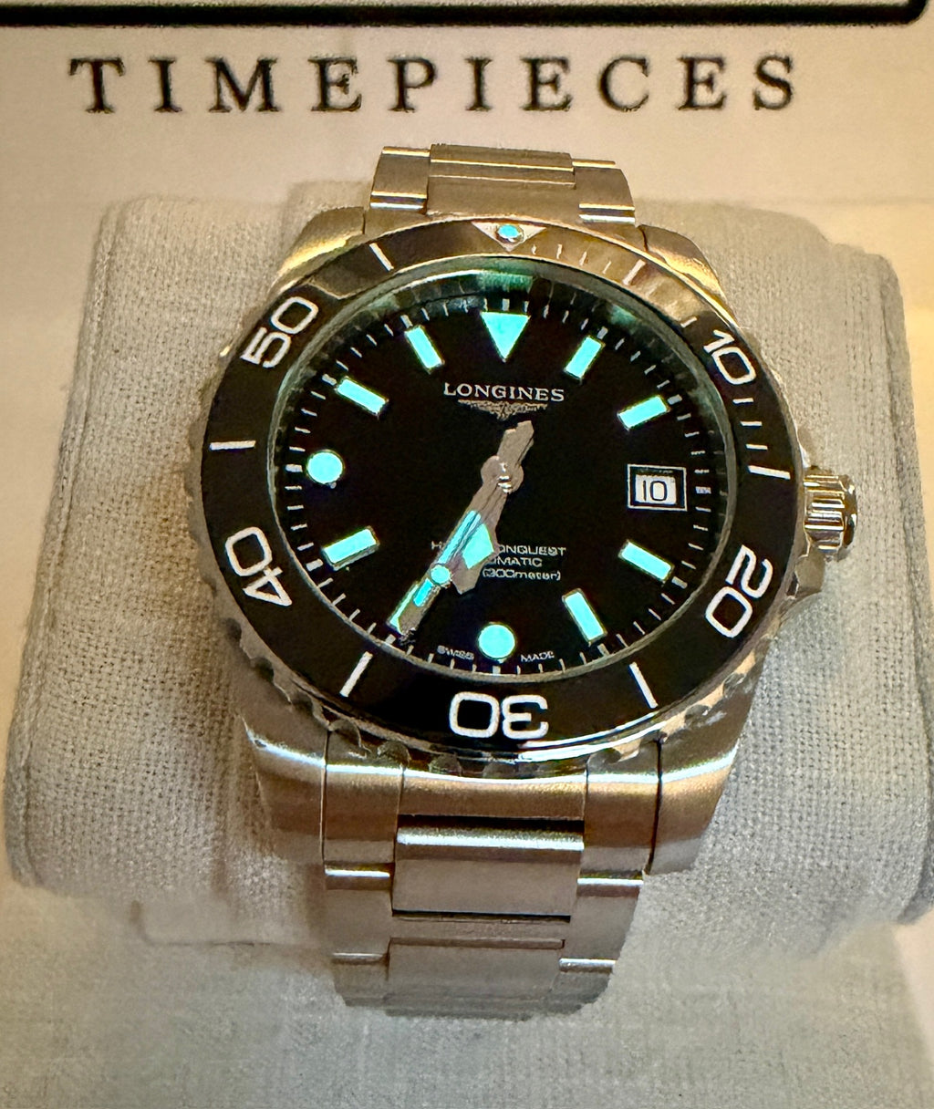Case #497 — Longines HydroConquest 39MM Black Ref. L3.779.4.56.6