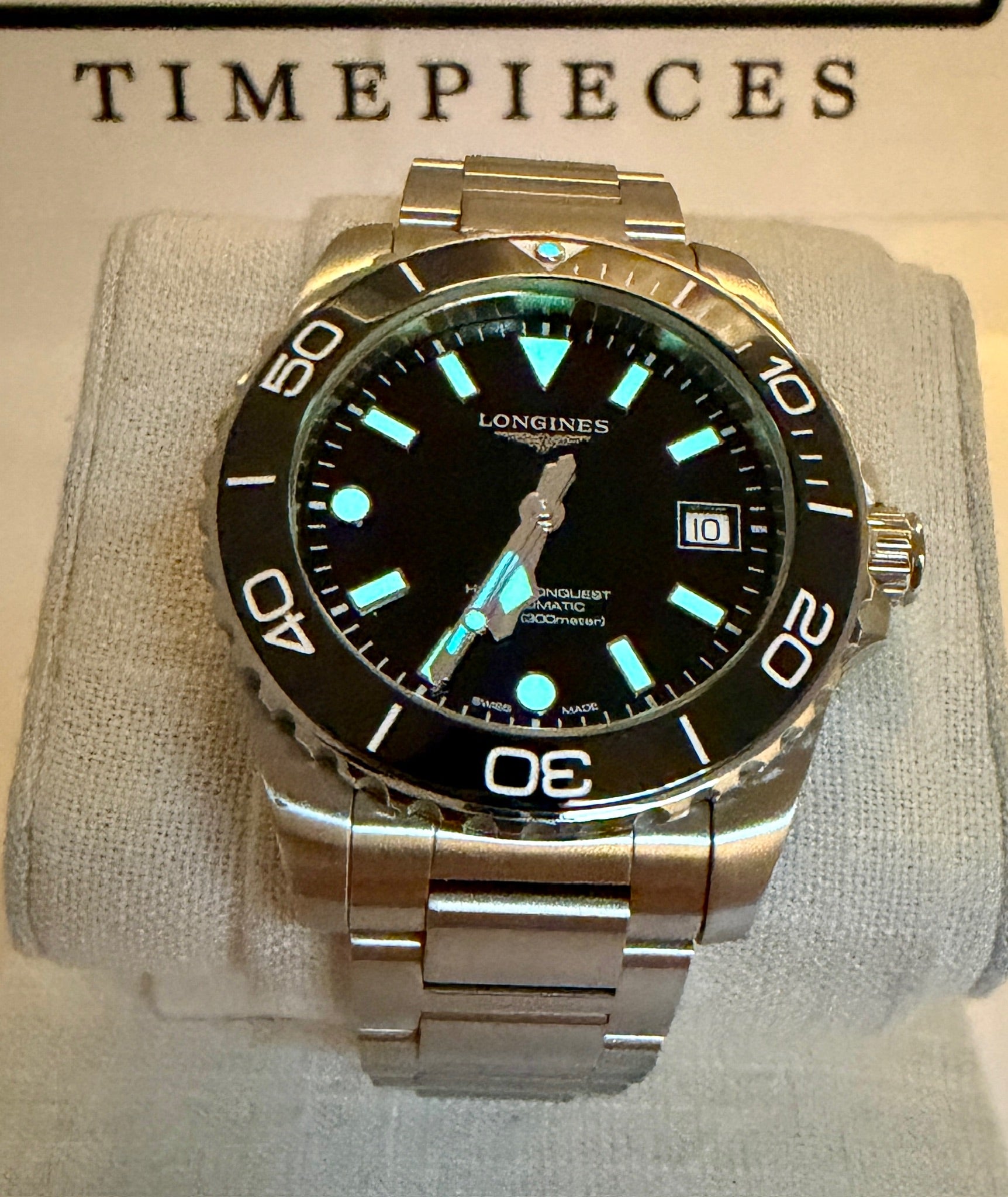 Case #497 — Longines HydroConquest 39MM Black Ref. L3.779.4.56.6