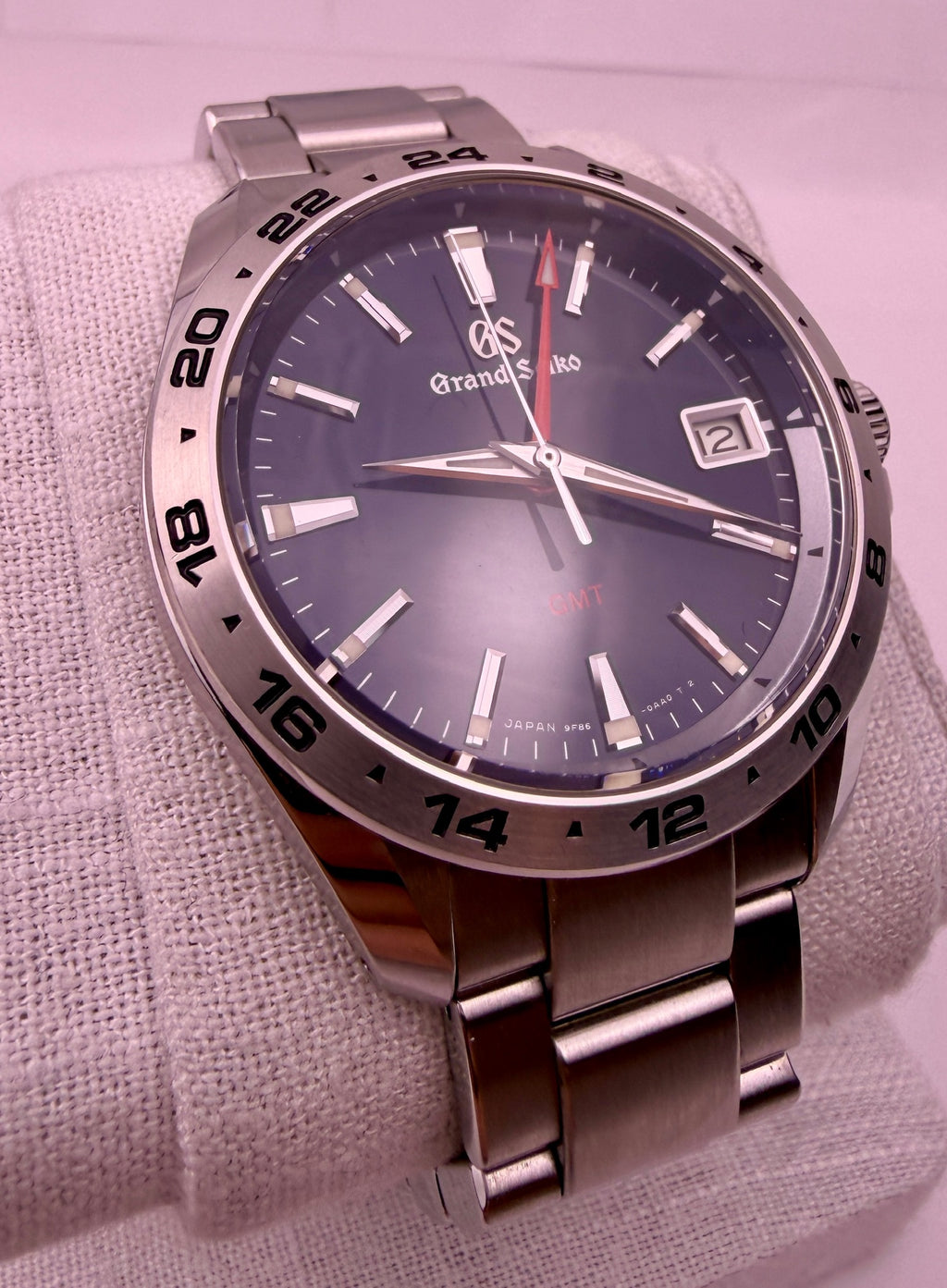 Case #496 — Grand Seiko GMT Blue Dial Ref. SBGN005