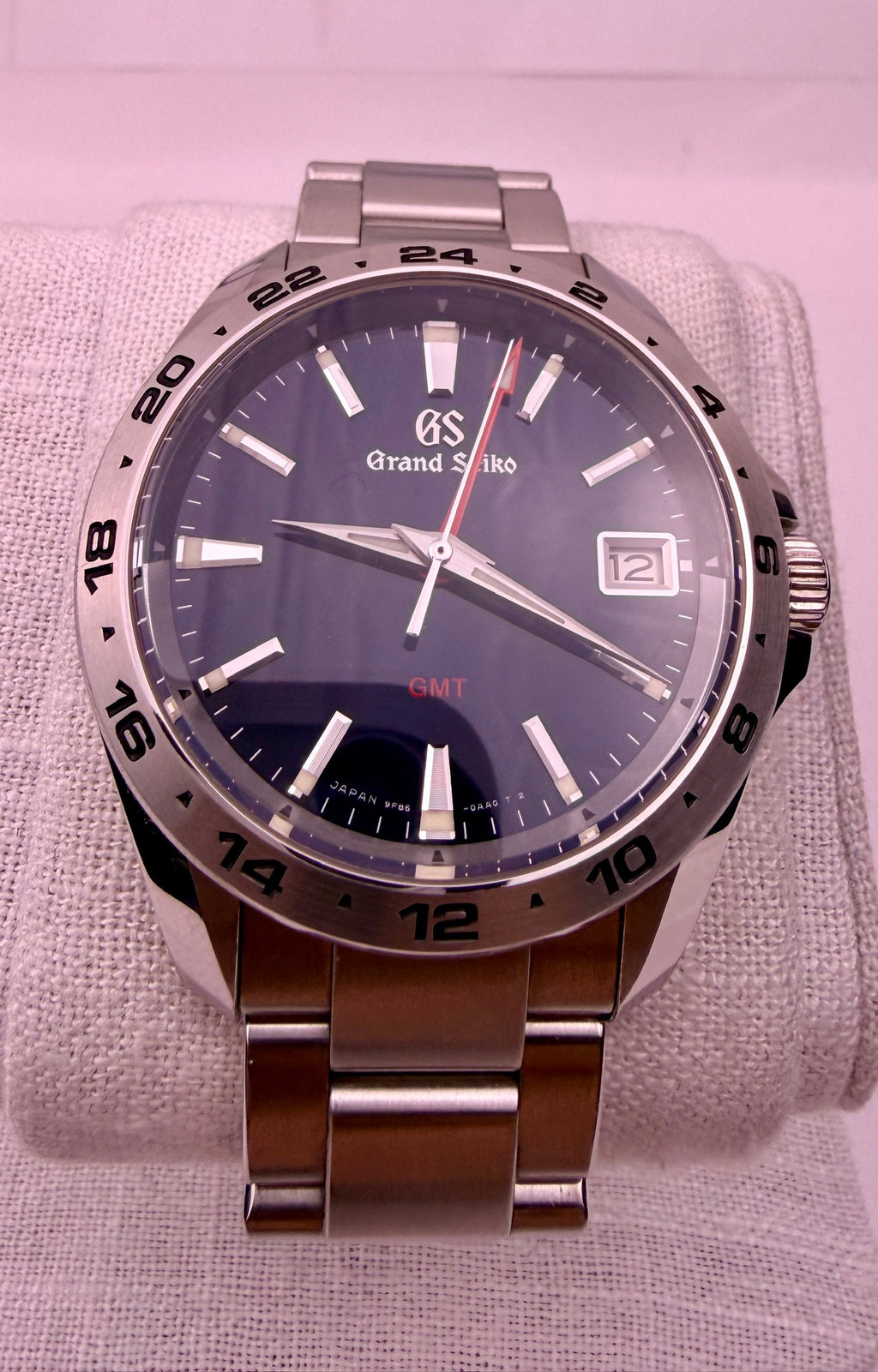 Case #496 — Grand Seiko GMT Blue Dial Ref. SBGN005