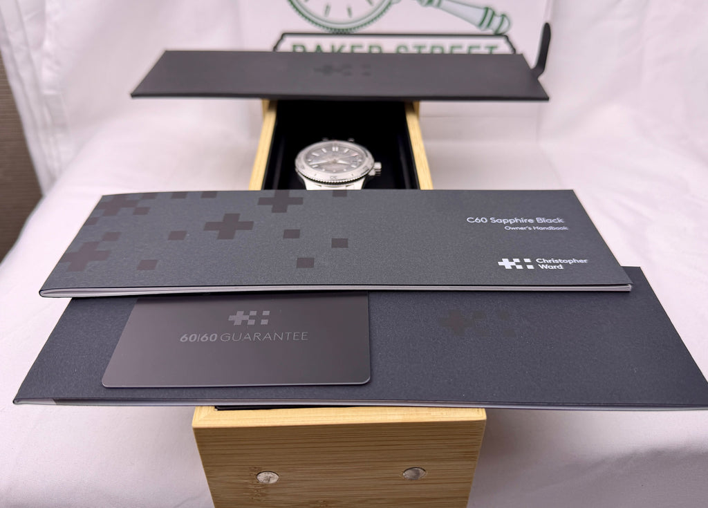 Case #499 — Christopher Ward C60 Black Sapphire Ref. C60-40ADA3-S00KO