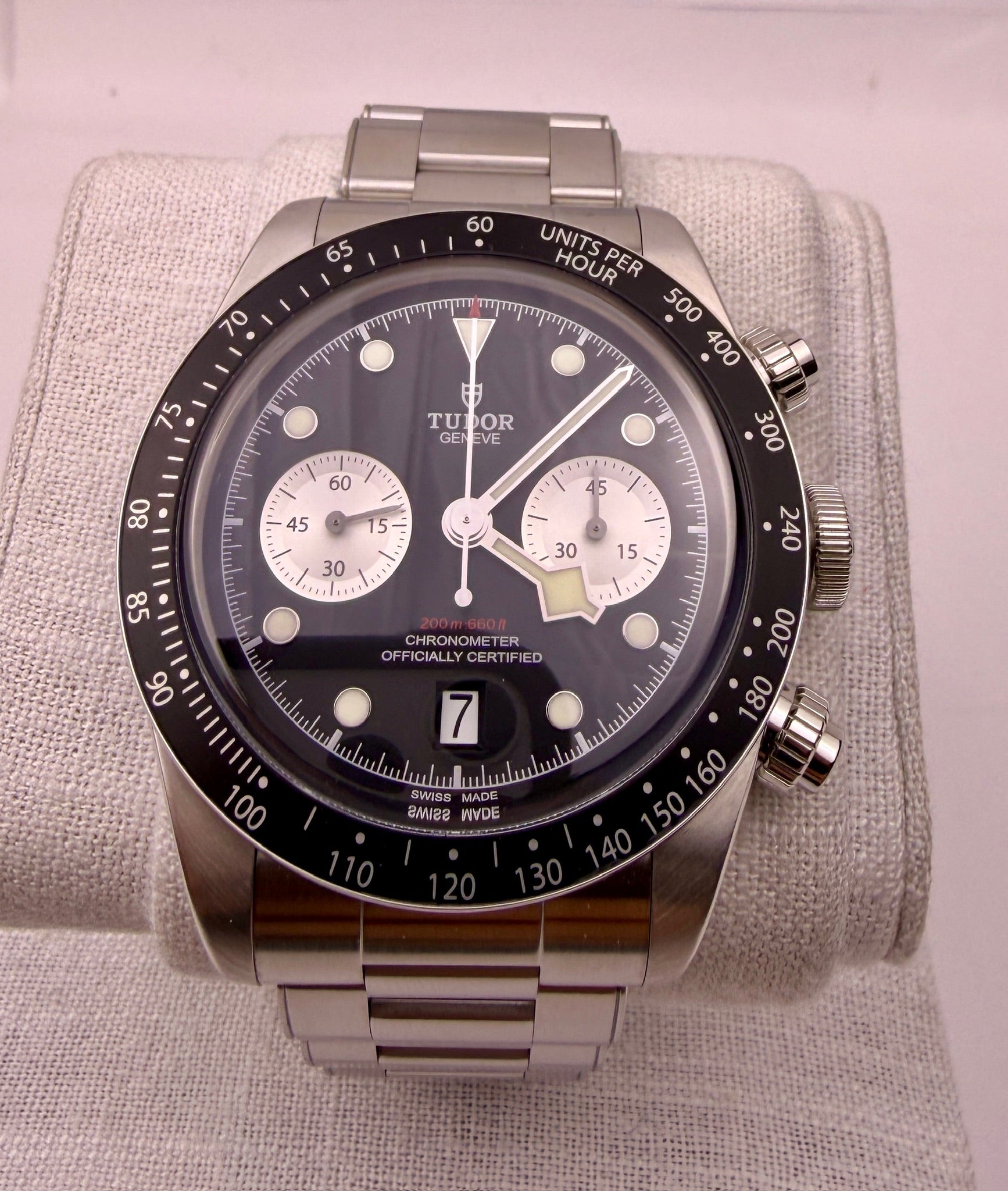 Case #642 — Tudor Black Bay Chrono “Reverse Panda” Ref. M79360N-0011