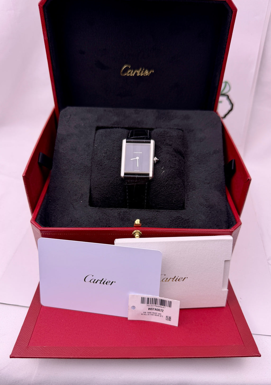 Case #504 — Cartier SA Tank Must de Cartier Ref. WSTA0072
