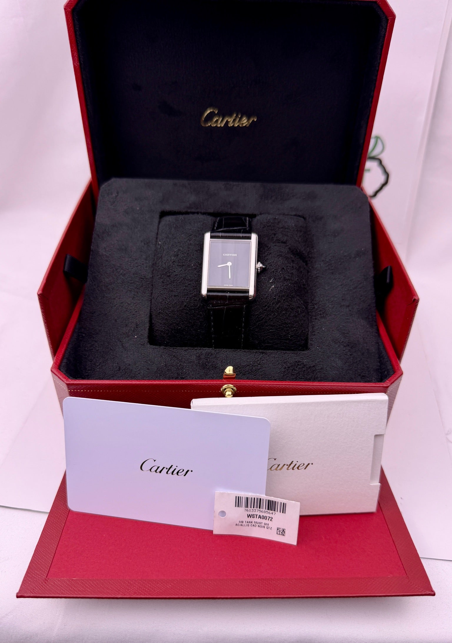Case #504 — Cartier SA Tank Must de Cartier Ref. WSTA0072