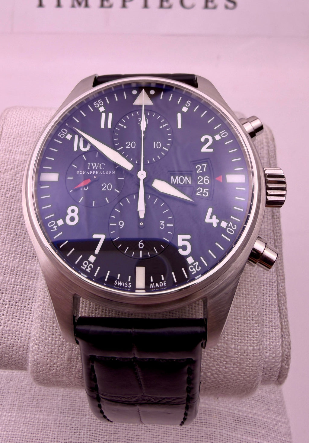 Case #505 — IWC Pilot’s Watch Chronograph Black Ref. IW377701