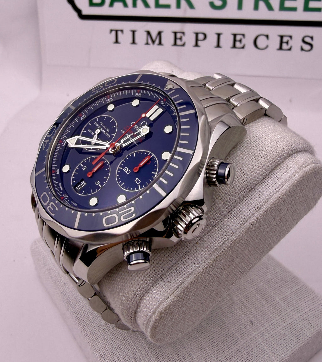Case #483 — Omega Seamaster Chronograph Blue Ref. 212.30.42.50.03.001