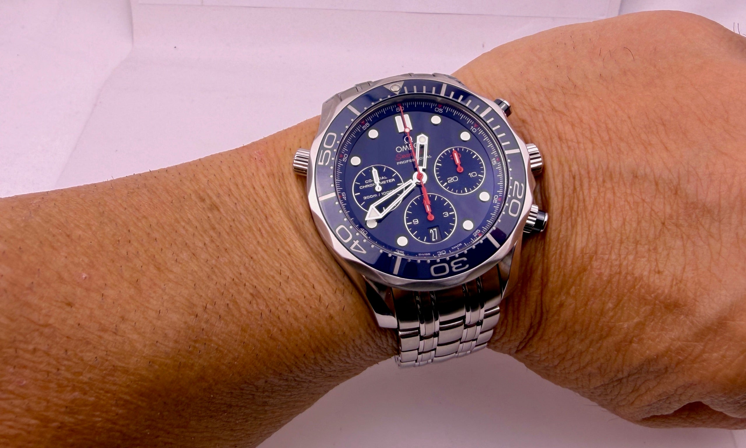 Case #483 — Omega Seamaster Chronograph Blue Ref. 212.30.42.50.03.001