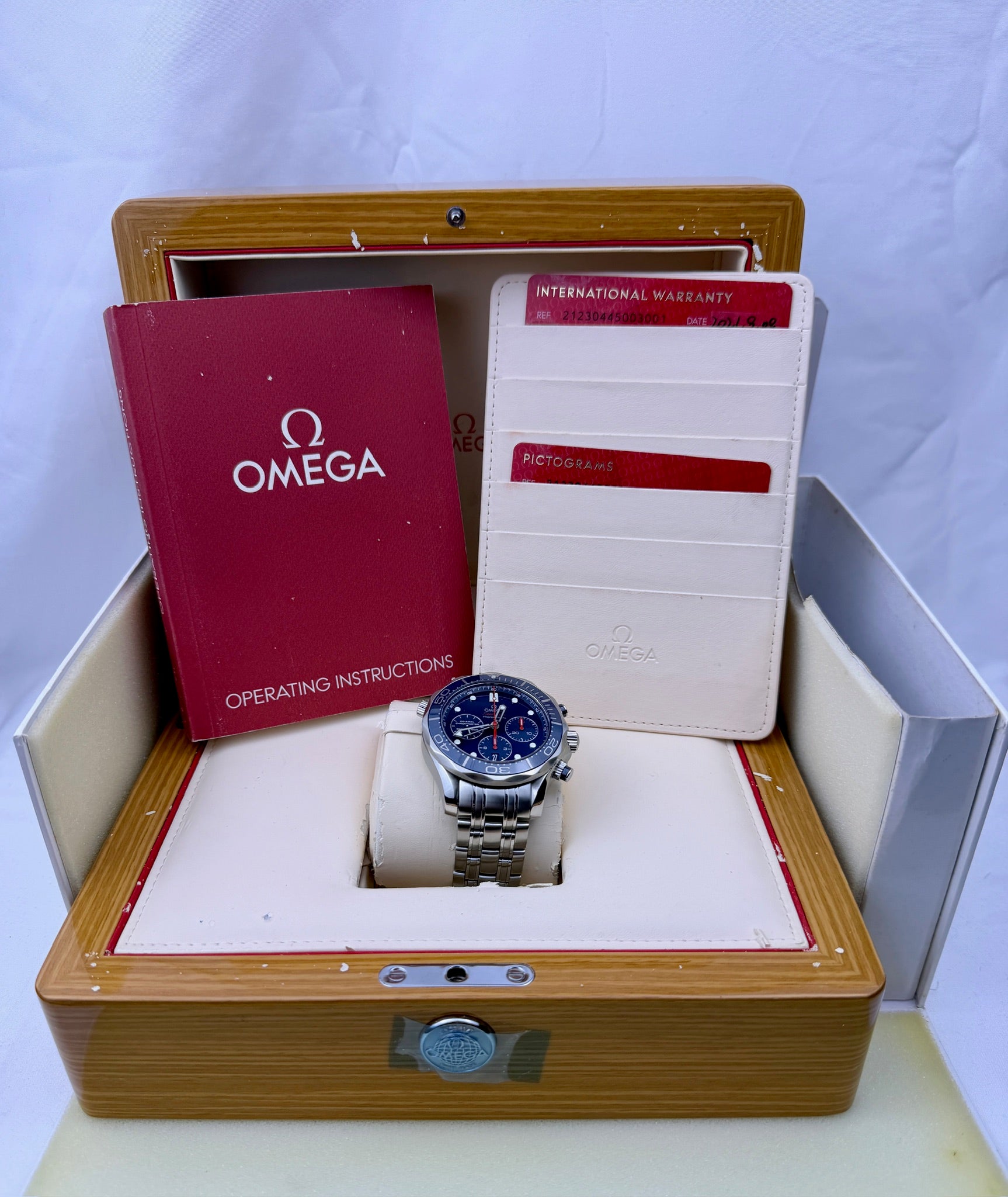 Case #483 — Omega Seamaster Chronograph Blue Ref. 212.30.42.50.03.001