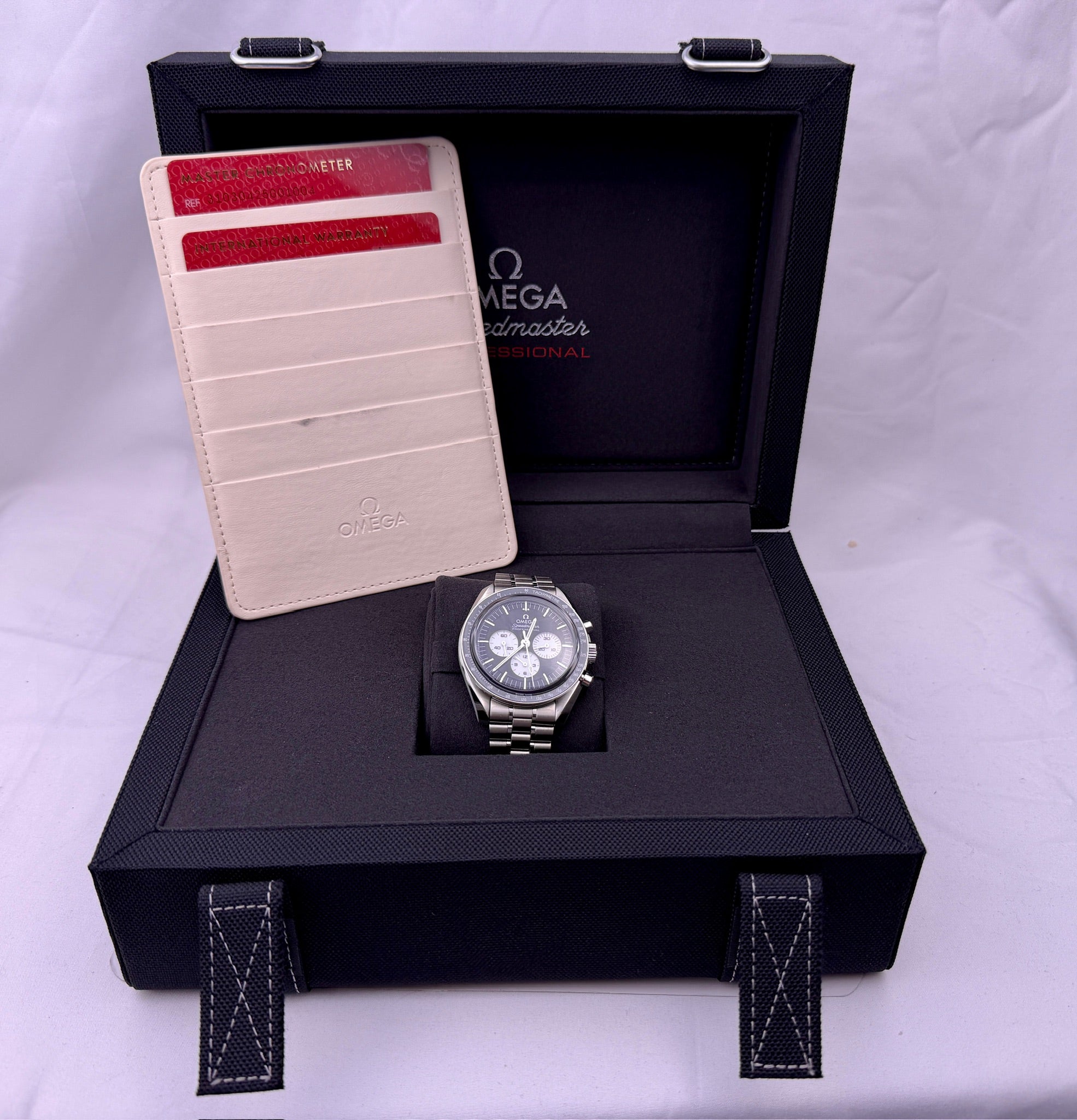 Case #319 — Omega Speedmaster Moonwatch Professional “Reverse Panda”  Ref. 310.30.42.50.01.004