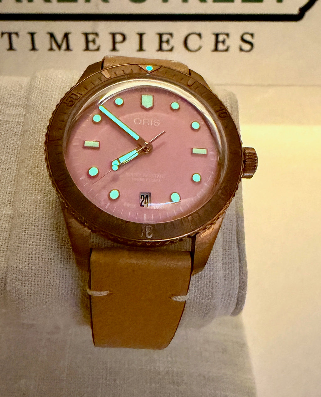 Case #509 — Oris Divers Sixty-Five Cotton Candy Pink Ref. 01 733 7771 3158