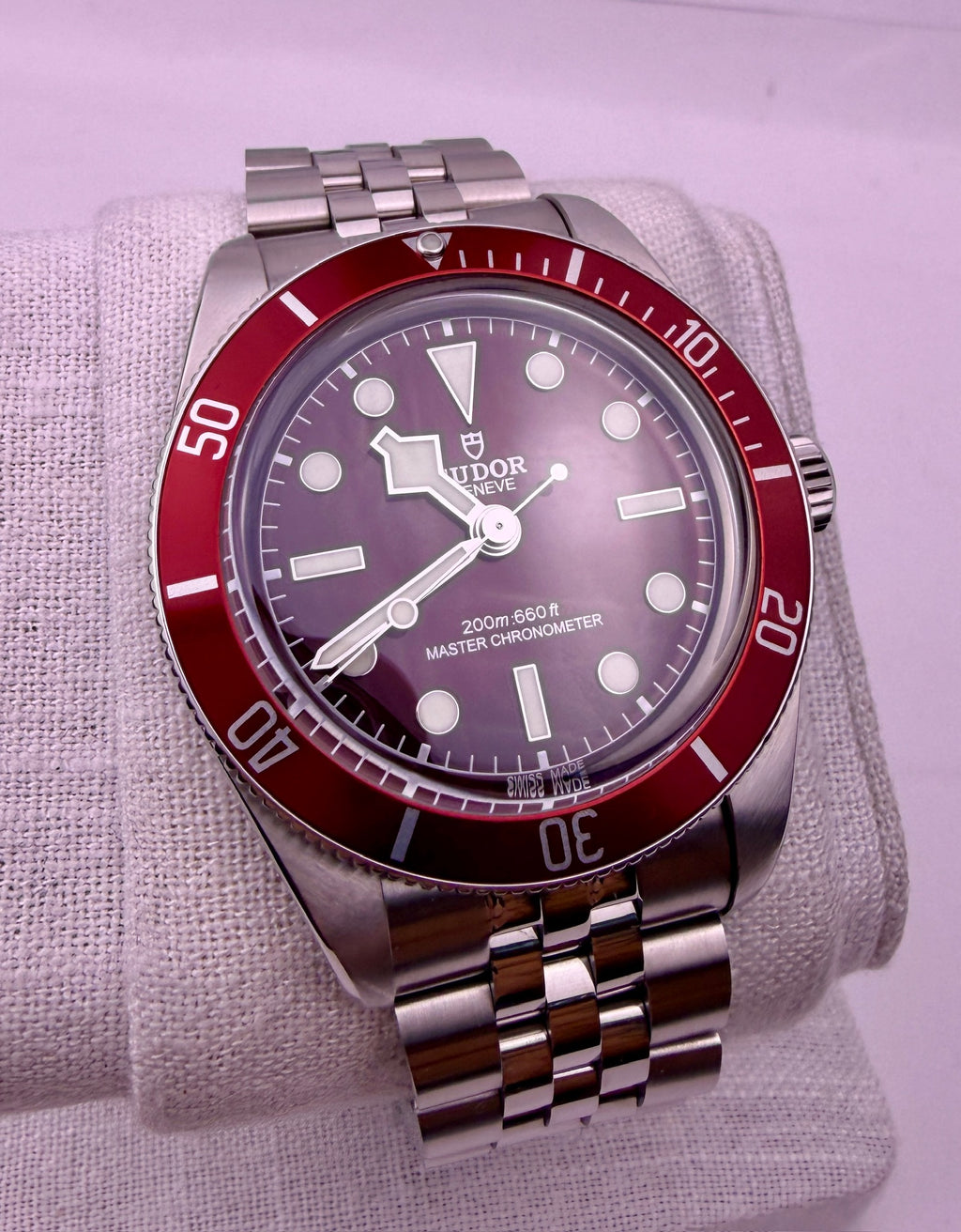 Case #512 — Tudor Black Bay 58 Red on Aftermarket Five-Link Bracelet Ref. 7939A1A0RU