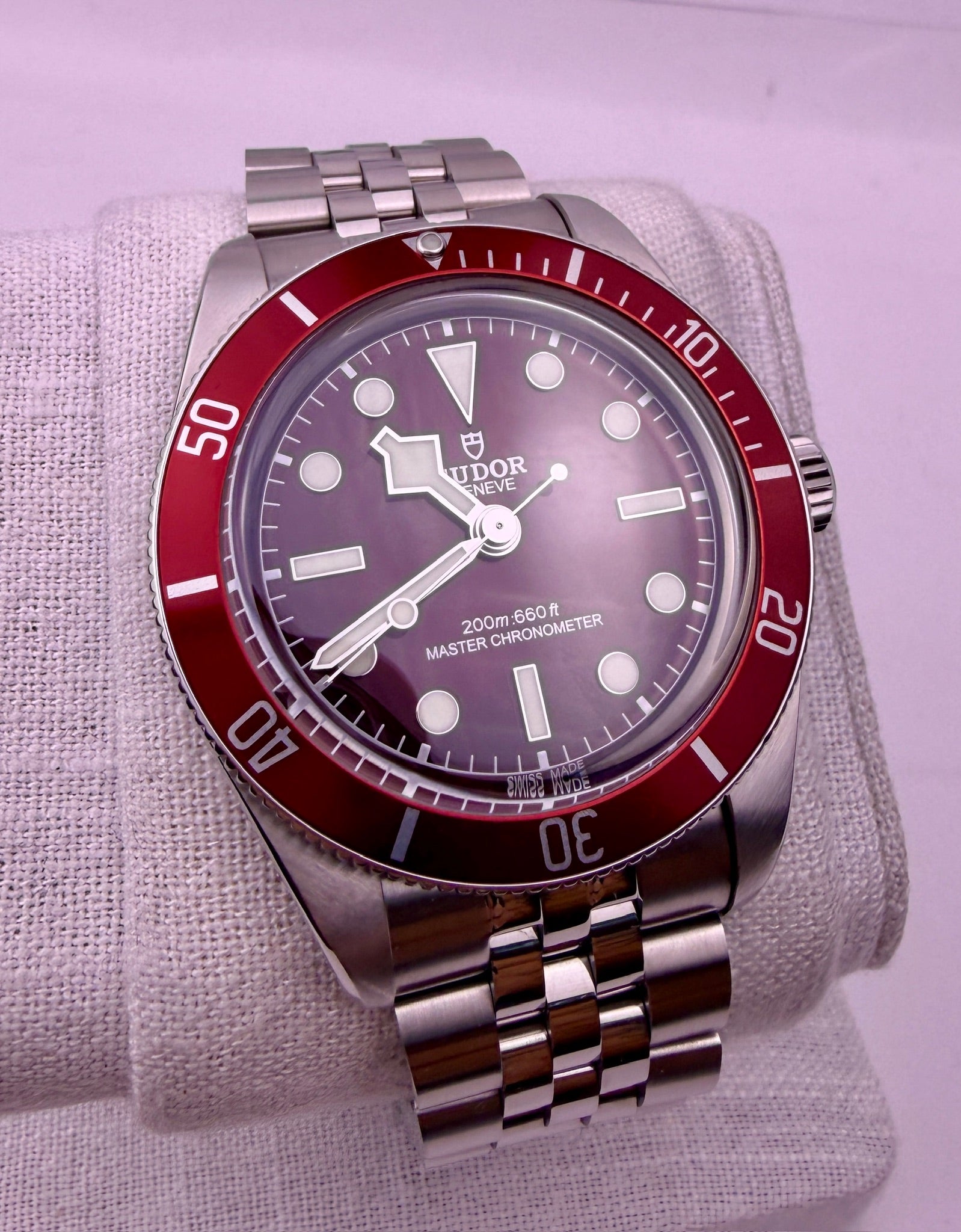 Case #512 — Tudor Black Bay 58 Red on Aftermarket Five-Link Bracelet Ref. 7939A1A0RU