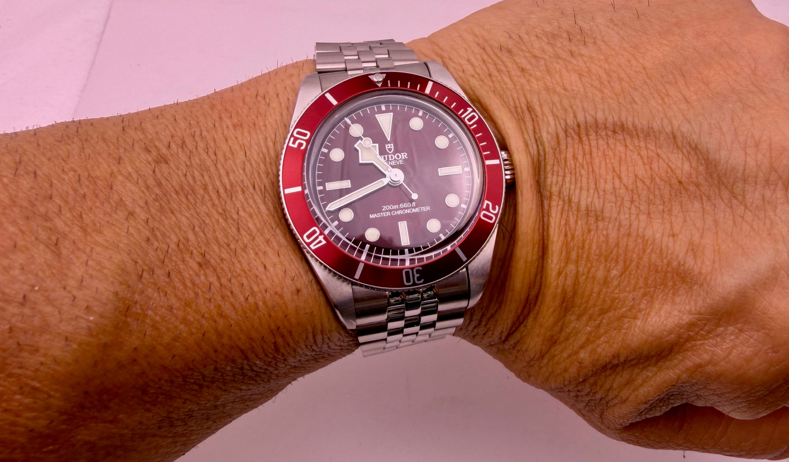 Case #512 — Tudor Black Bay 58 Red on Aftermarket Five-Link Bracelet Ref. 7939A1A0RU