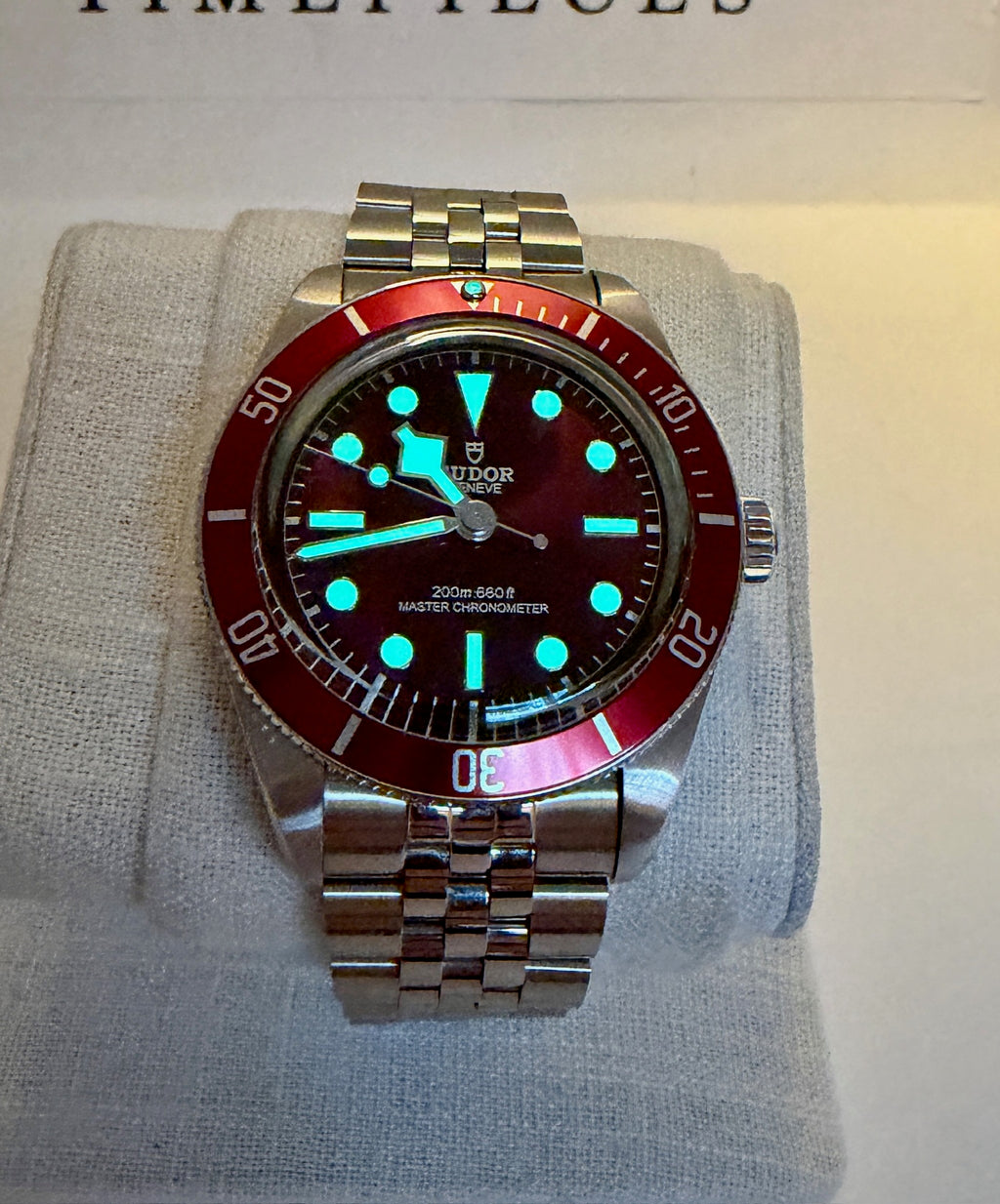 Case #512 — Tudor Black Bay 58 Red on Aftermarket Five-Link Bracelet Ref. 7939A1A0RU