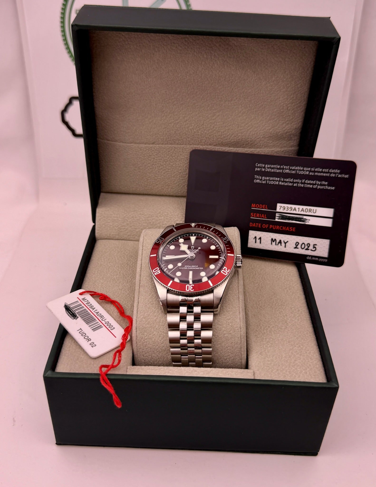 Case #512 — Tudor Black Bay 58 Red on Aftermarket Five-Link Bracelet Ref. 7939A1A0RU
