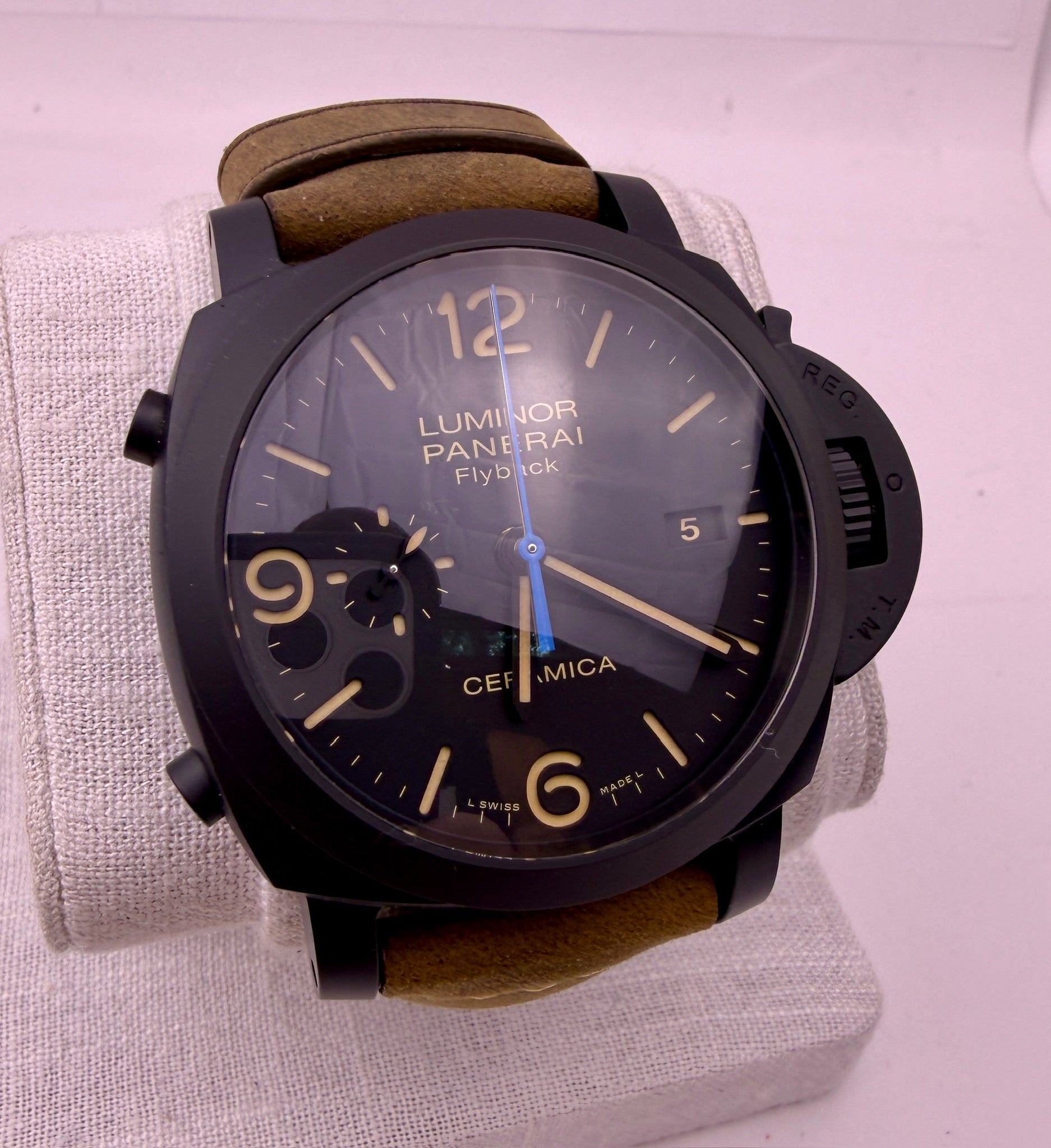 Case #513 — Panerai Luminor Flyback Chronograph Ceramic Ref. PAM00580