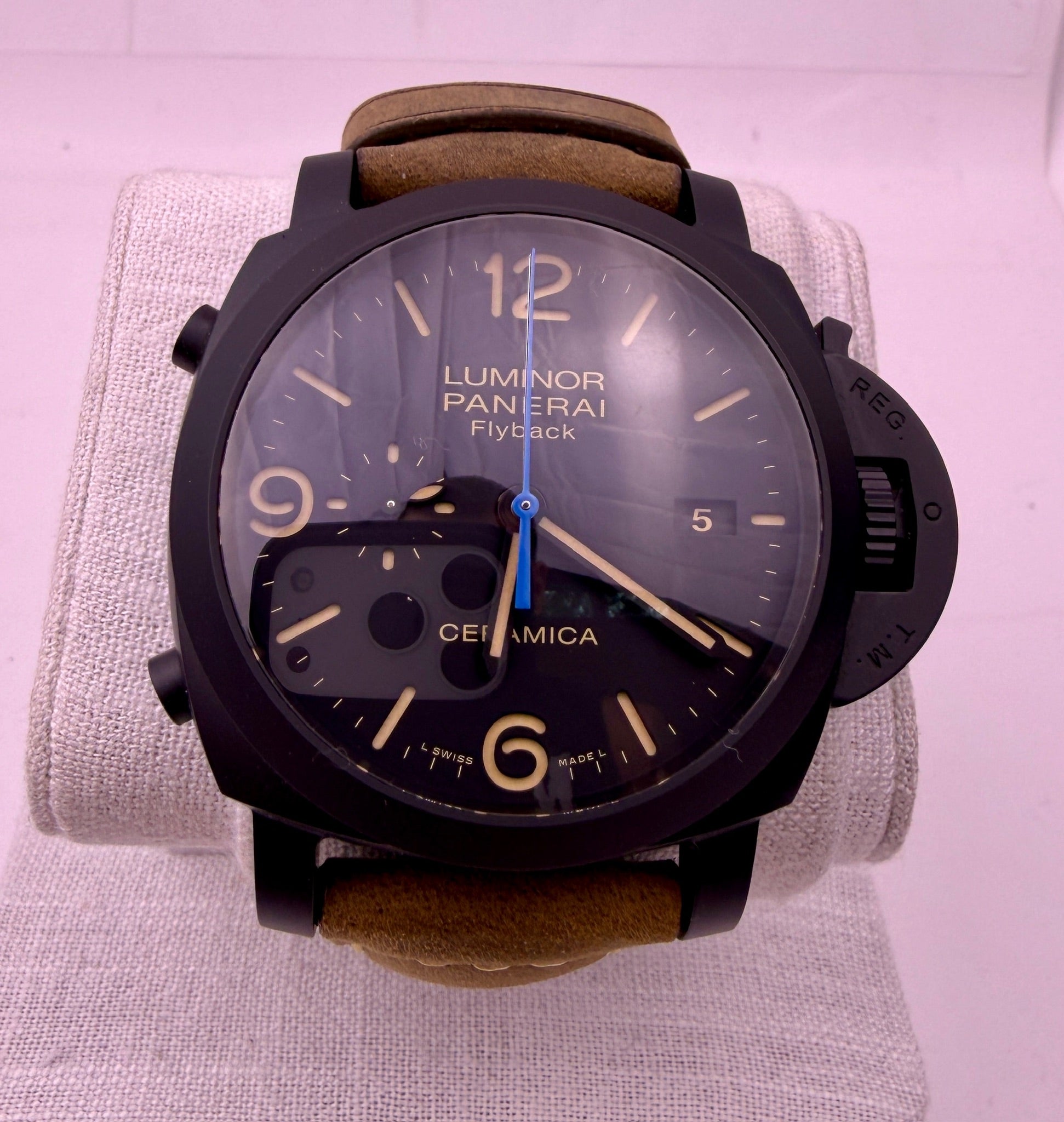 Case #513 — Panerai Luminor Flyback Chronograph Ceramic Ref. PAM00580