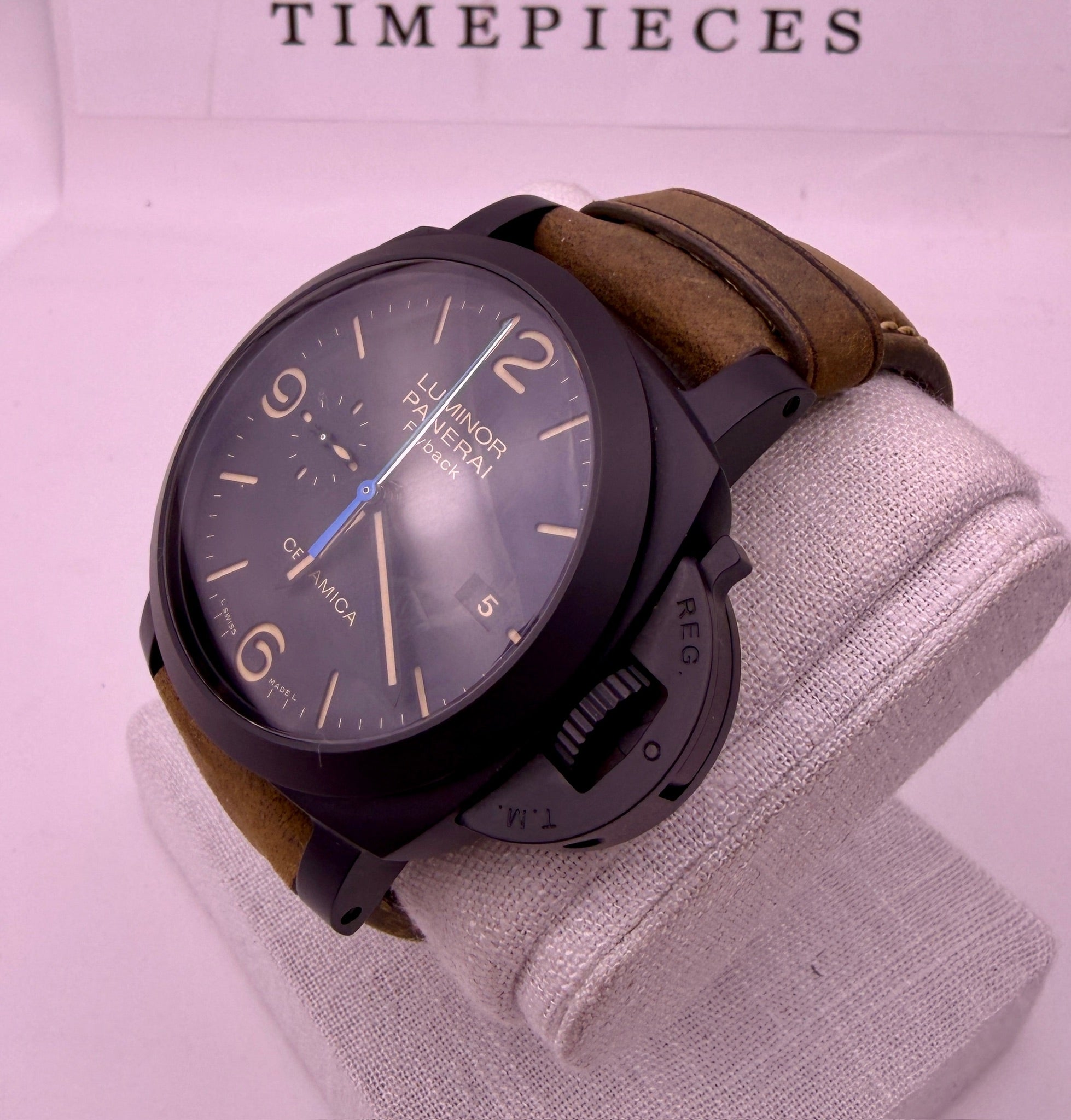Case #513 — Panerai Luminor Flyback Chronograph Ceramic Ref. PAM00580