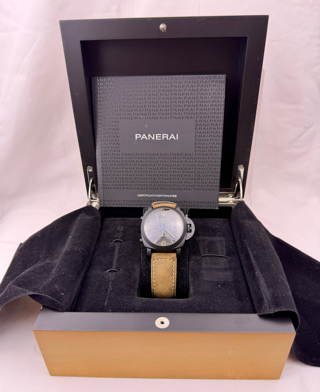 Case #513 — Panerai Luminor Flyback Chronograph Ceramic Ref. PAM00580