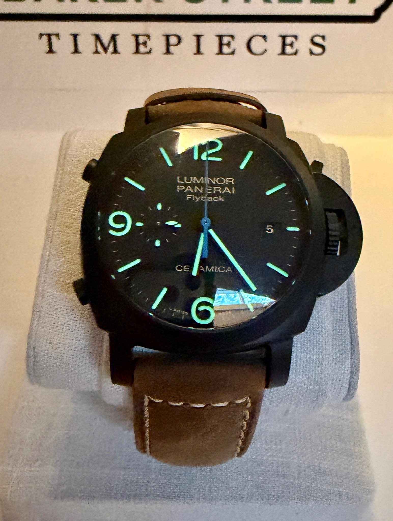 Case #513 — Panerai Luminor Flyback Chronograph Ceramic Ref. PAM00580