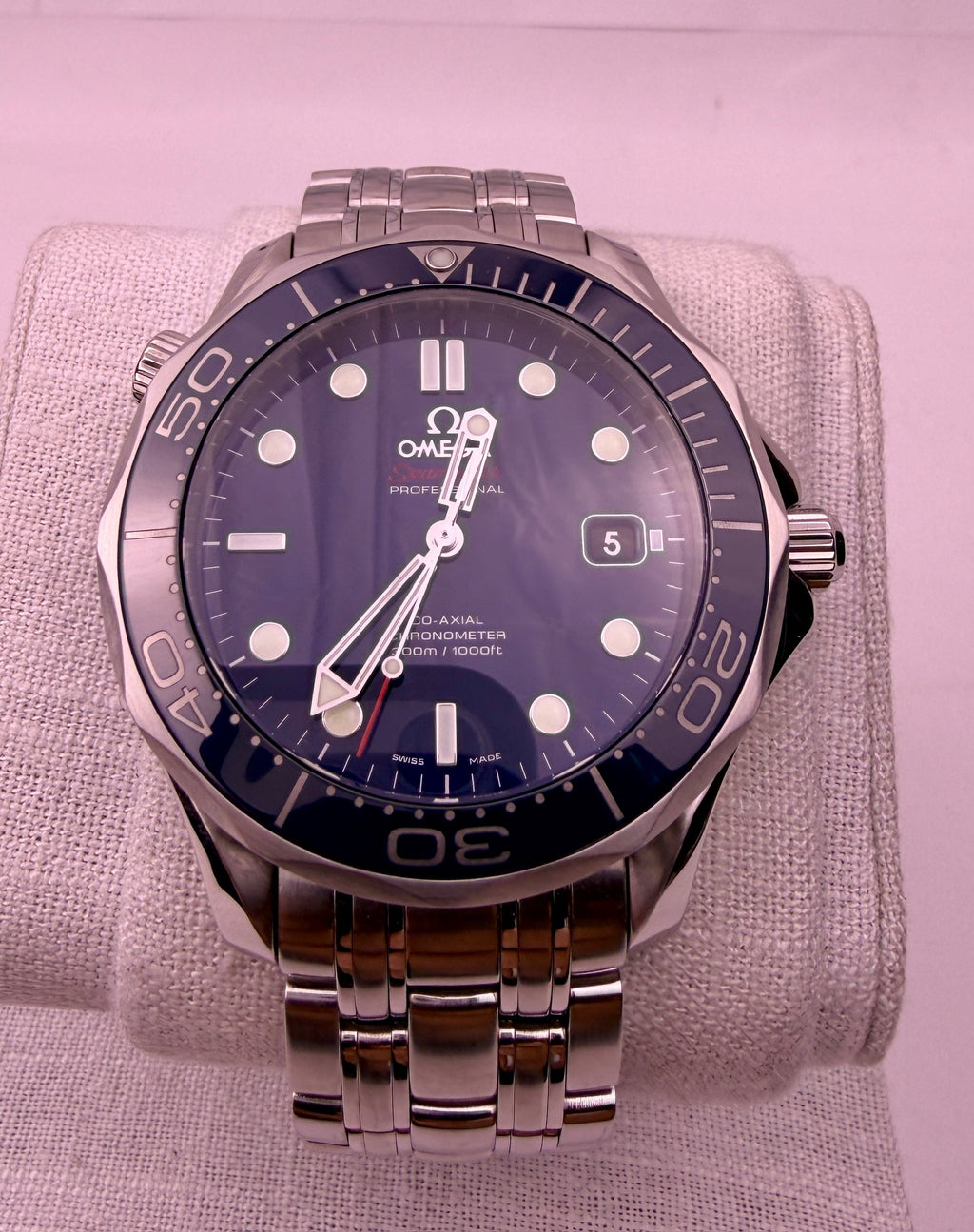 Case #526 — Omega Seamaster Professional Blue (No Wave Dial) Ref. 212.30.41.20.03.001