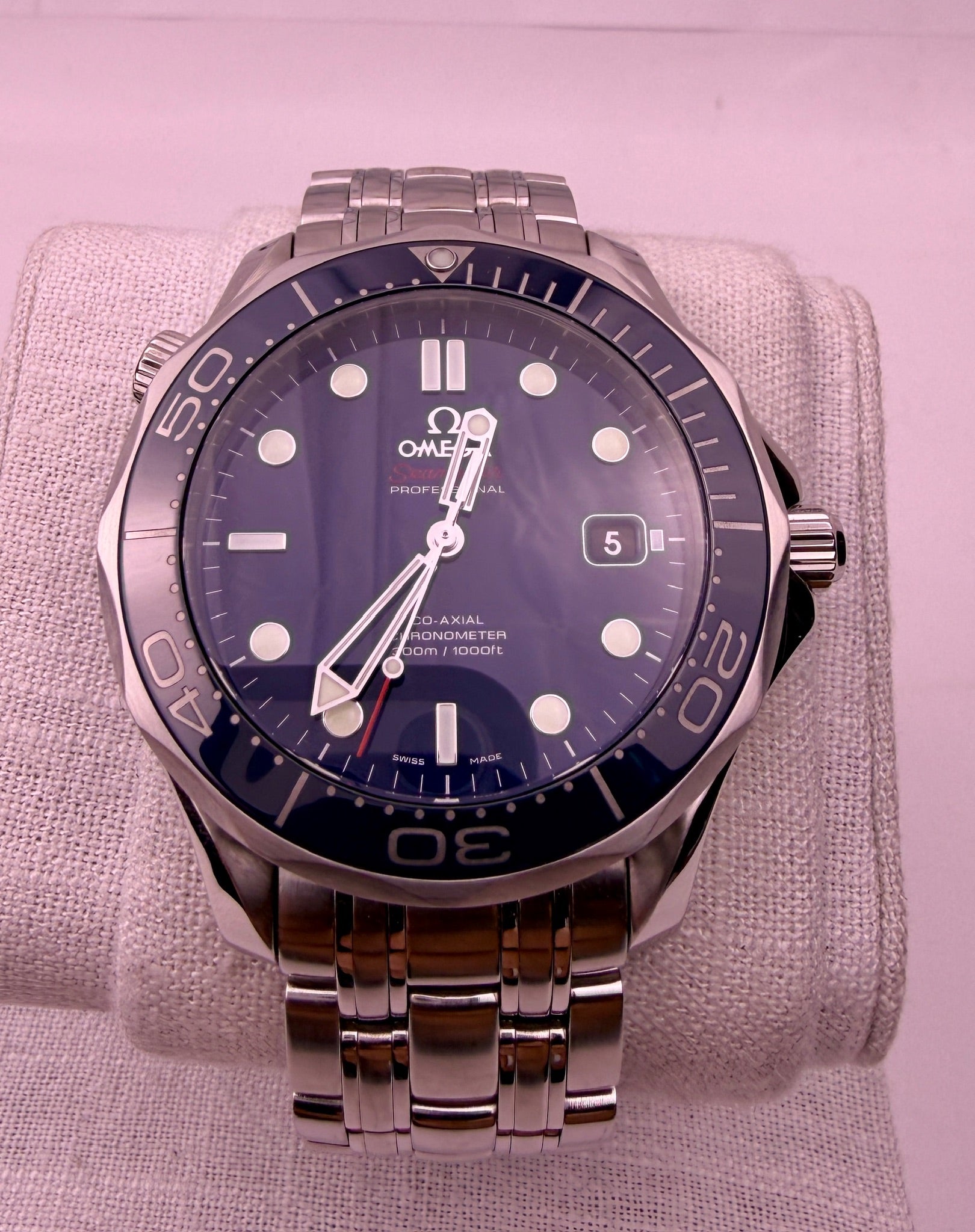 Case #526 — Omega Seamaster Professional Blue (No Wave Dial) Ref. 212.30.41.20.03.001