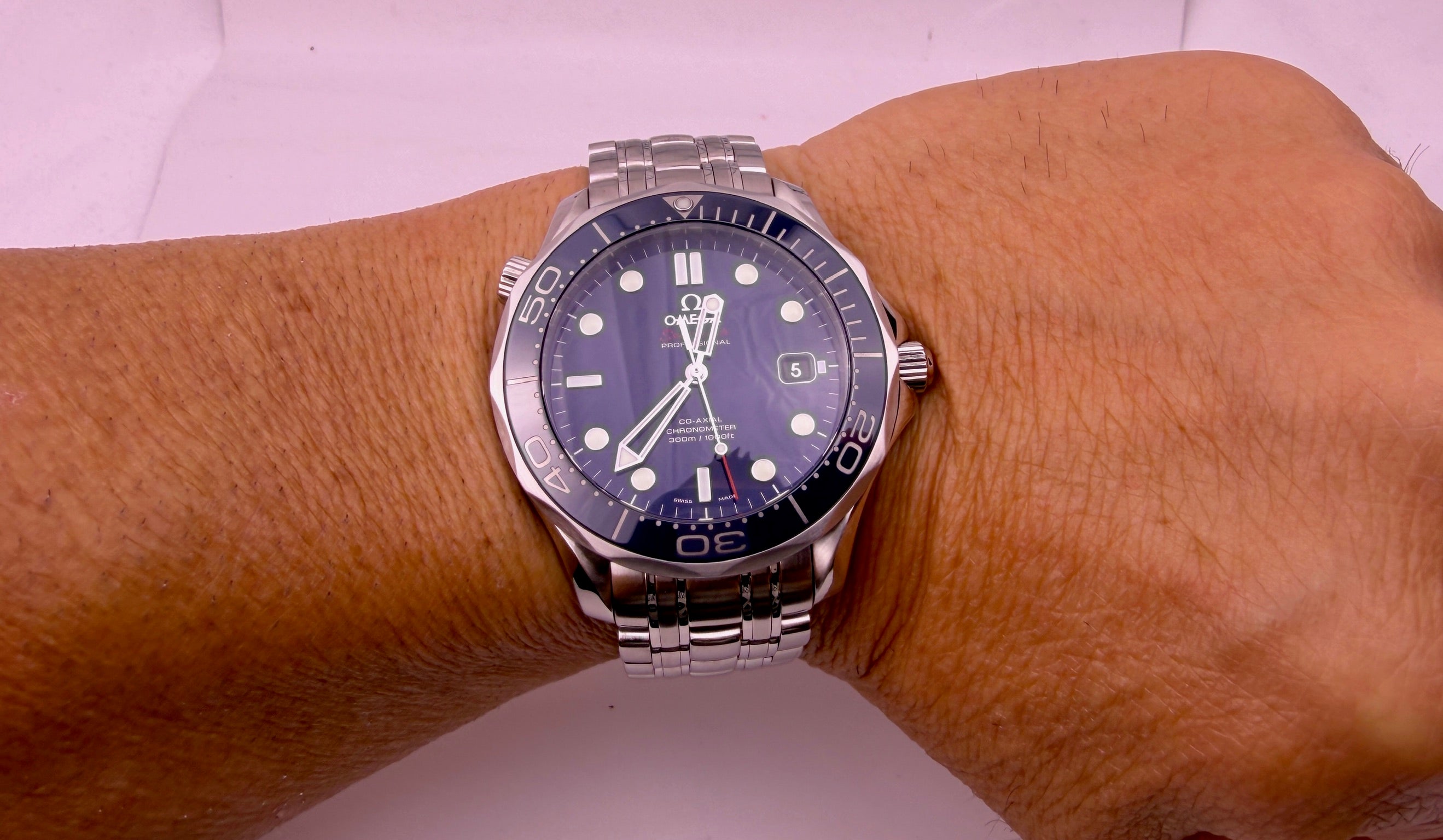 Case #526 — Omega Seamaster Professional Blue (No Wave Dial) Ref. 212.30.41.20.03.001