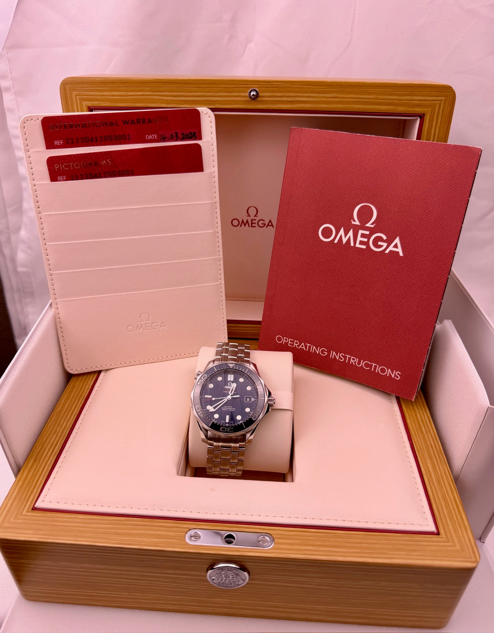 Case #526 — Omega Seamaster Professional Blue (No Wave Dial) Ref. 212.30.41.20.03.001