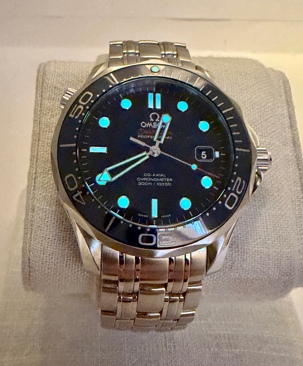 Case #526 — Omega Seamaster Professional Blue (No Wave Dial) Ref. 212.30.41.20.03.001