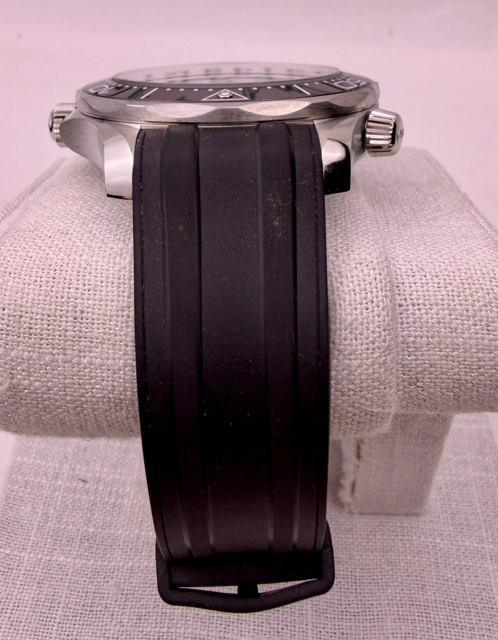 Case #516 — Omega Seamaster Professional White Dial on Rubber Strap Ref. 210.32.42.20.04.001