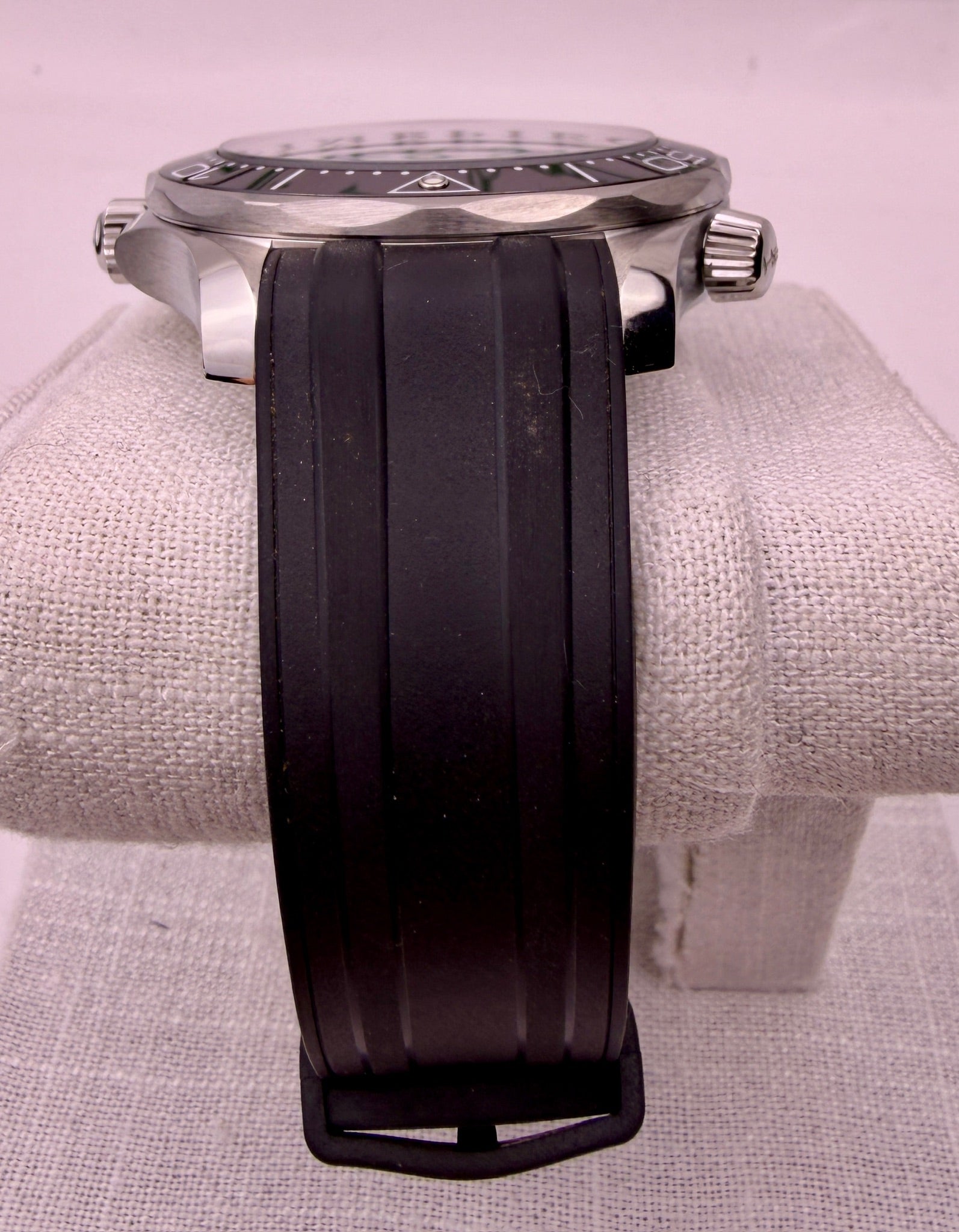Case #516 — Omega Seamaster Professional White Dial on Rubber Strap Ref. 210.32.42.20.04.001