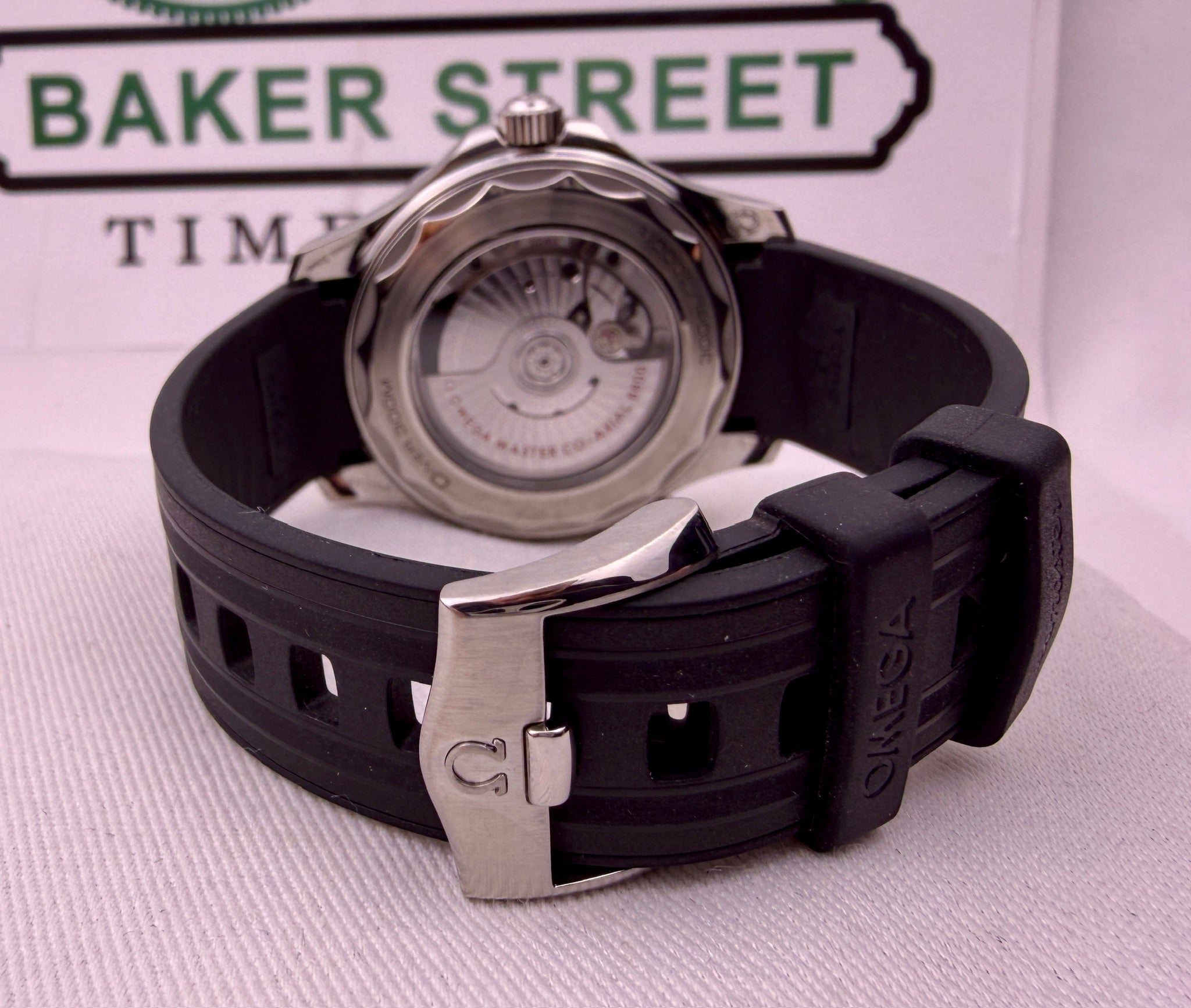 Case #516 — Omega Seamaster Professional White Dial on Rubber Strap Ref. 210.32.42.20.04.001