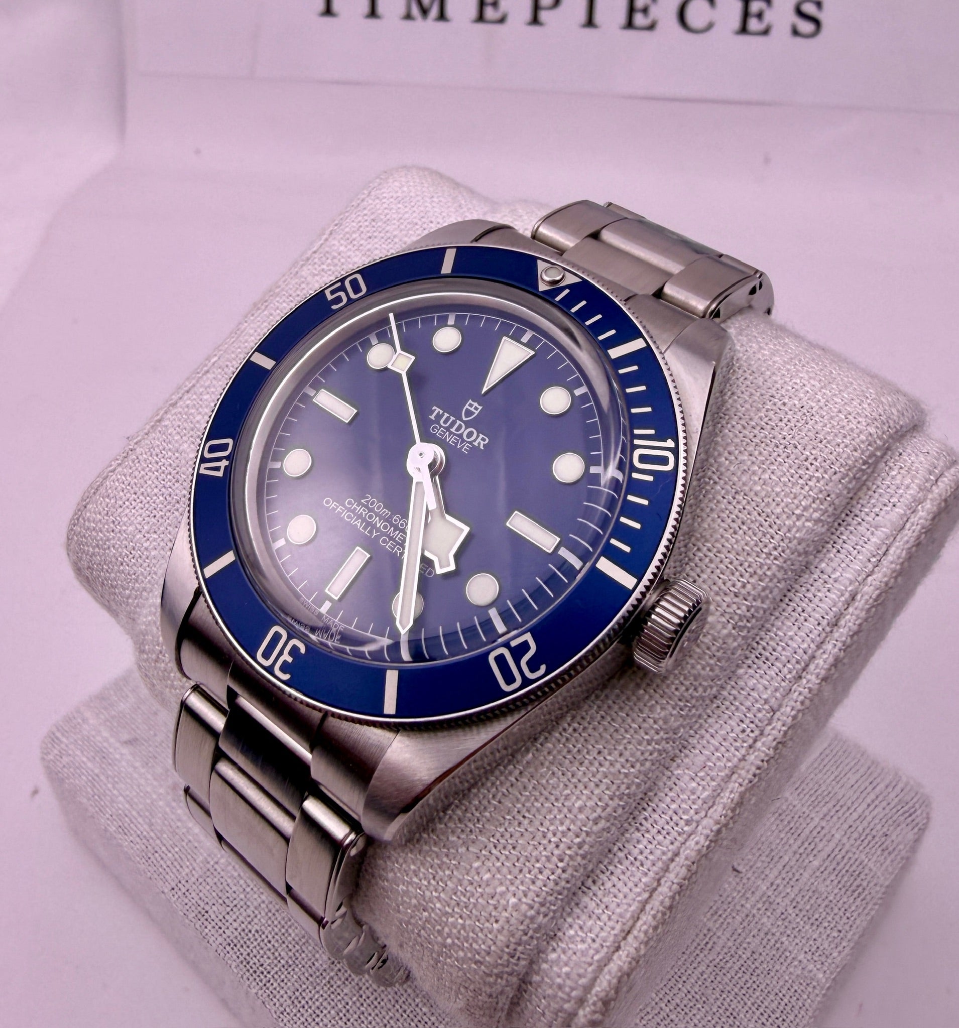 Case #524 — Tudor Black Bay 58 Blue on Oyster Ref. 79030B