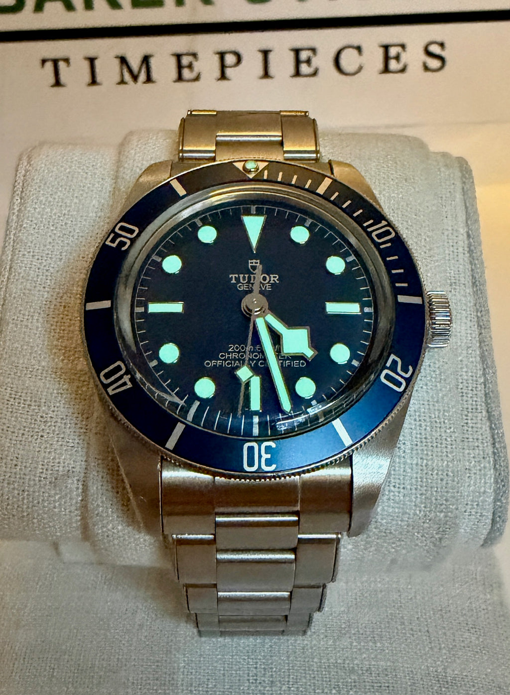 Case #524 — Tudor Black Bay 58 Blue on Oyster Ref. 79030B