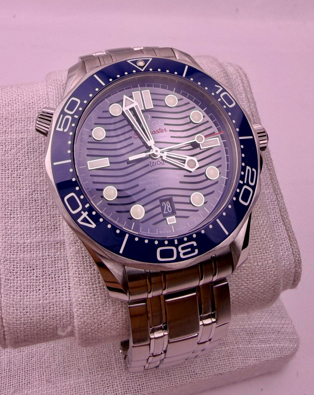Case #517 — Omega Seamaster Professional Blue on Steel Ref. 210.30.42.20.03.001