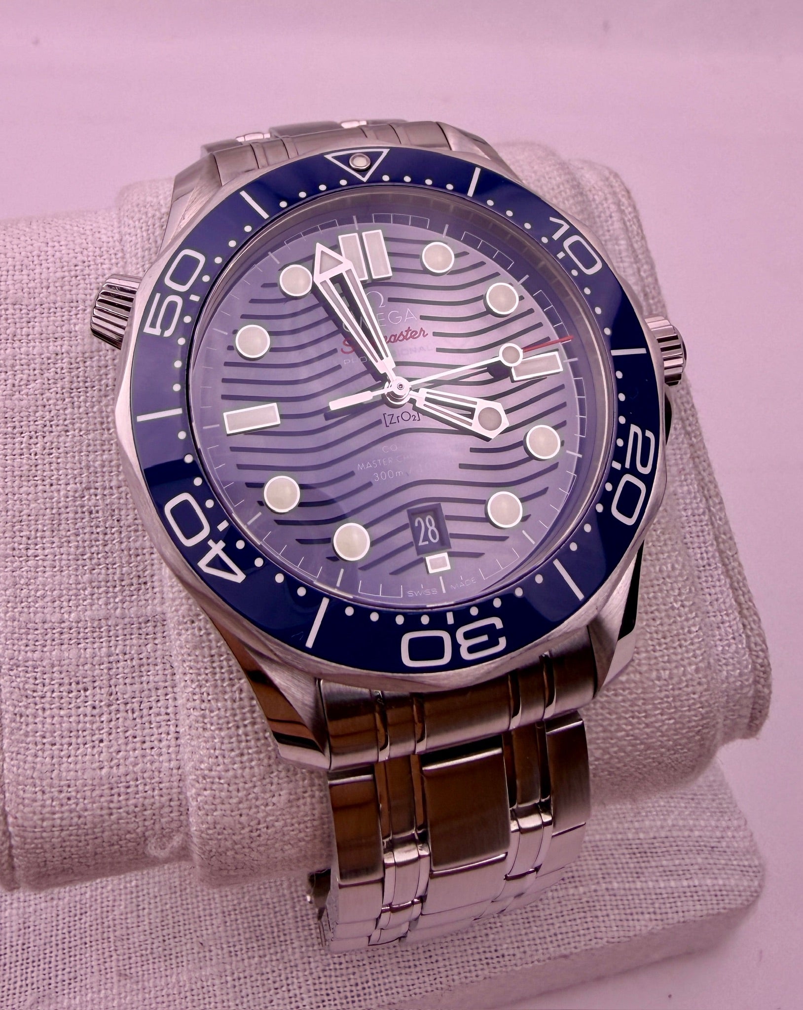 Case #517 — Omega Seamaster Professional Blue on Steel Ref. 210.30.42.20.03.001