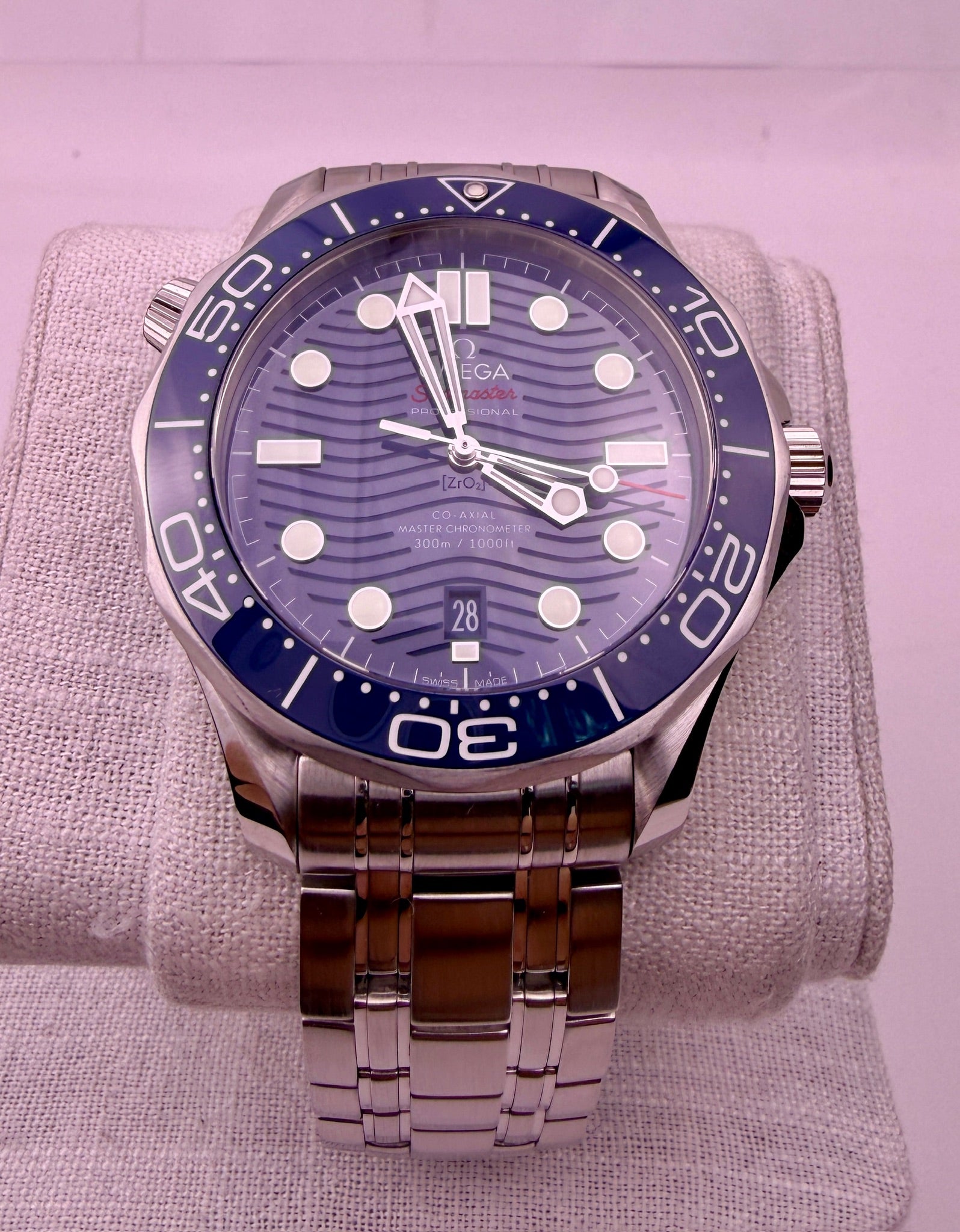 Case #517 — Omega Seamaster Professional Blue on Steel Ref. 210.30.42.20.03.001