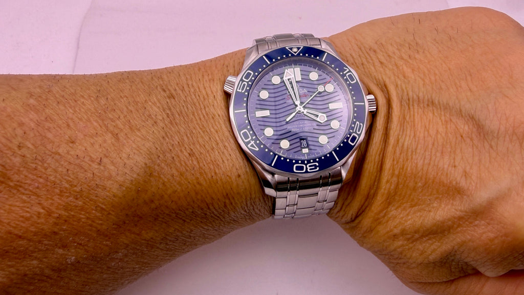 Case #517 — Omega Seamaster Professional Blue on Steel Ref. 210.30.42.20.03.001