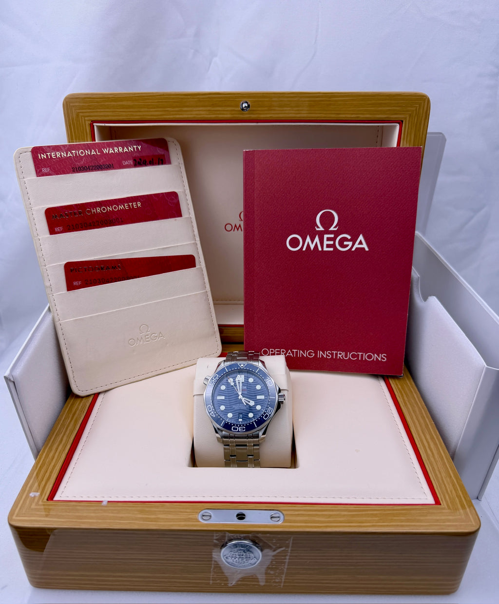 Case #517 — Omega Seamaster Professional Blue on Steel Ref. 210.30.42.20.03.001