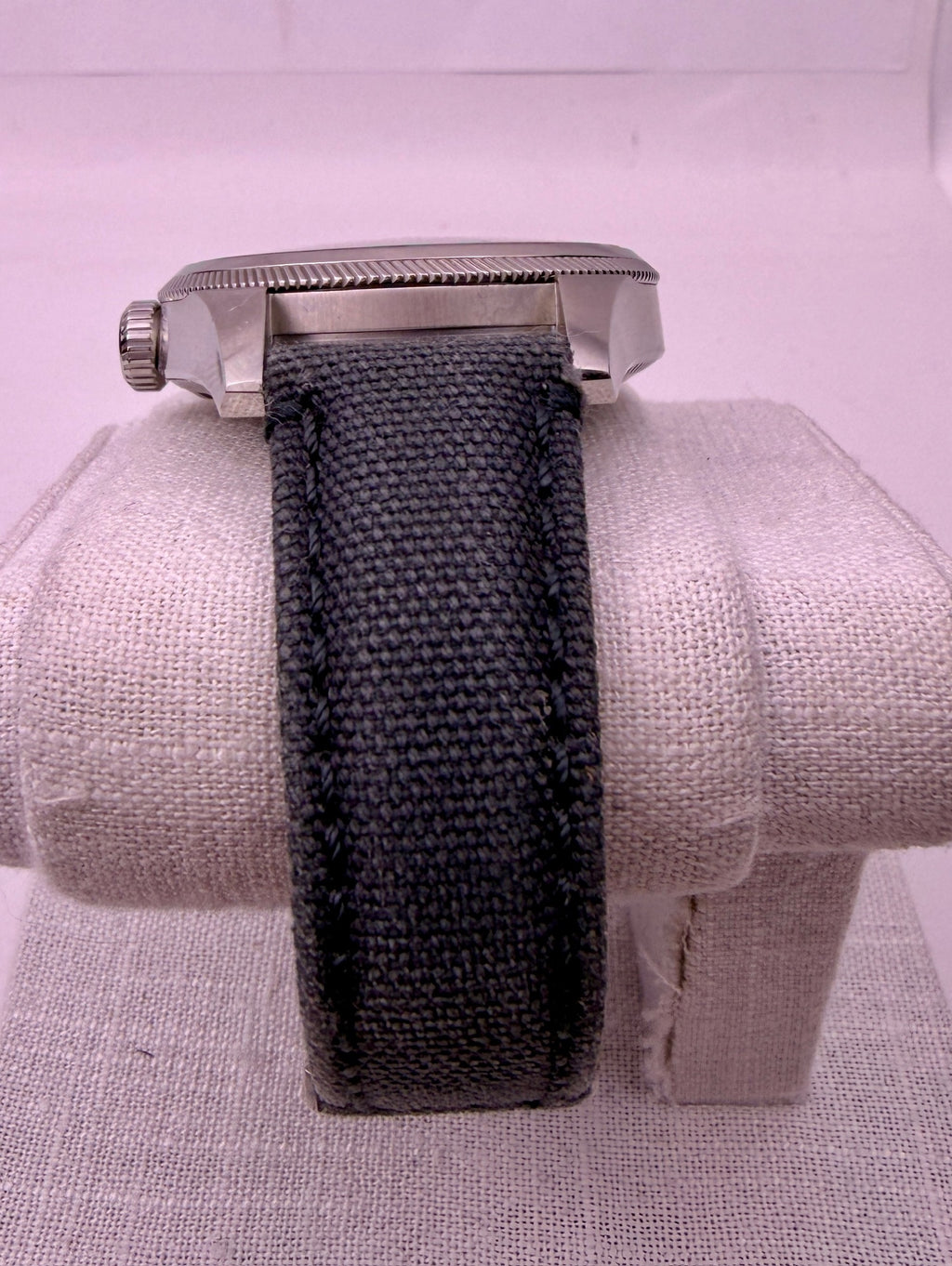 Case #515 — Oris Big Crown ProPilot Blue on Grey Textile / Leather Strap