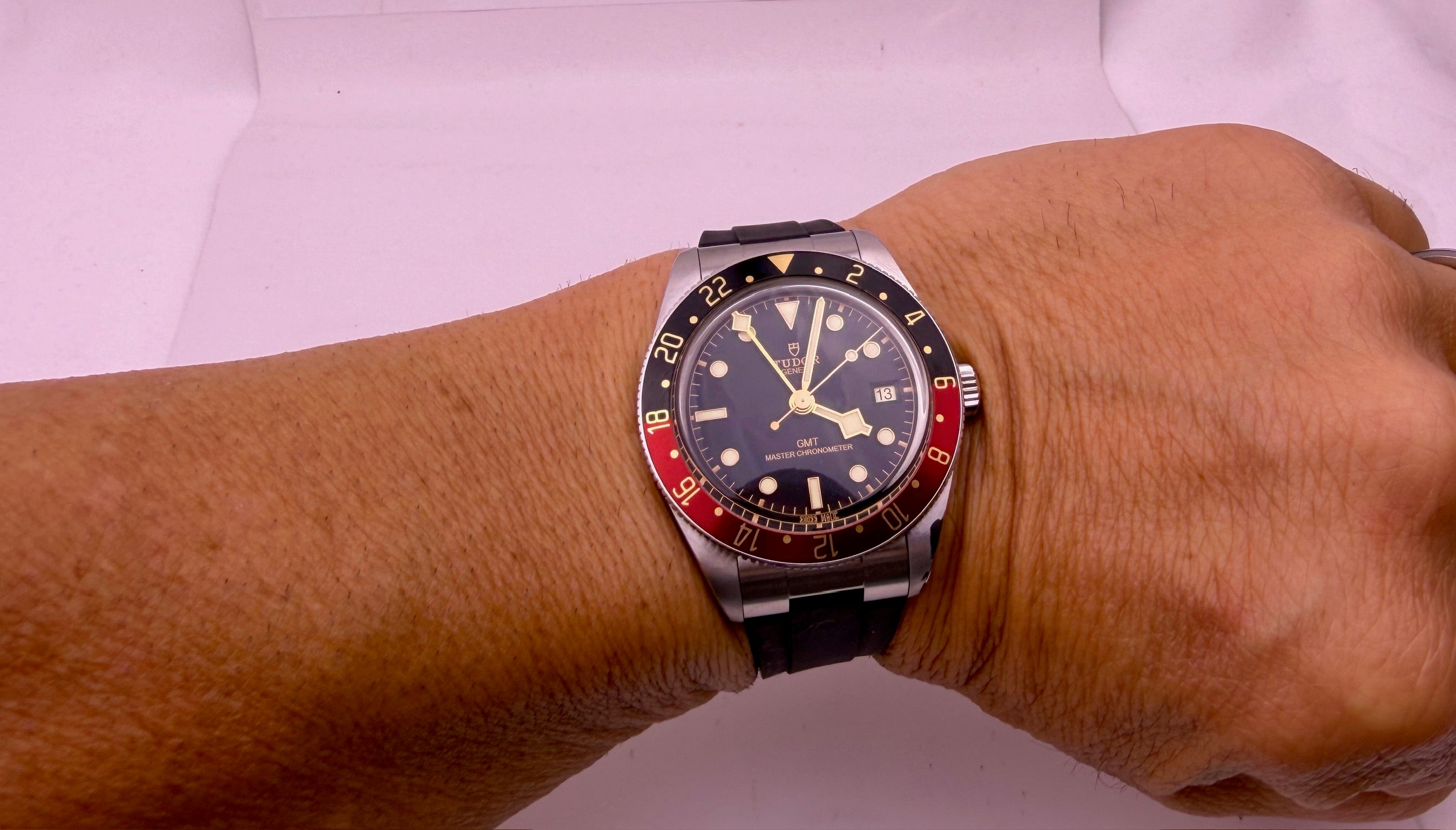 Case #519 — Tudor Black Bay 58 GMT “Coke” on Tudor Rubber Strap Ref. M7939G1A0NRU-0002