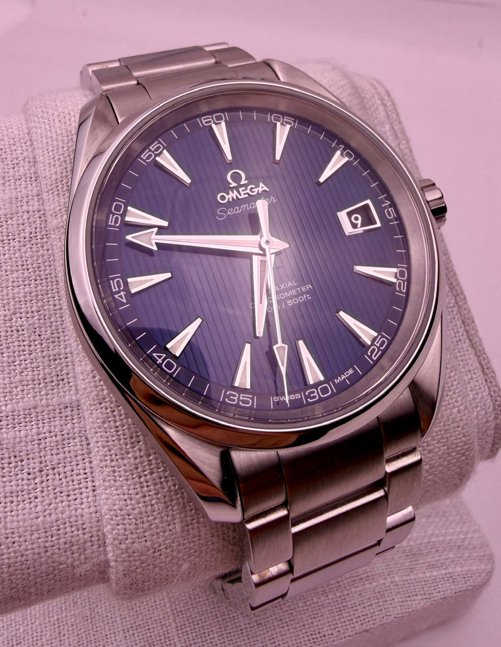 Case #522 — Omega Aqua Terra Blue - 41 Ref. 231.10.42.21.03.001
