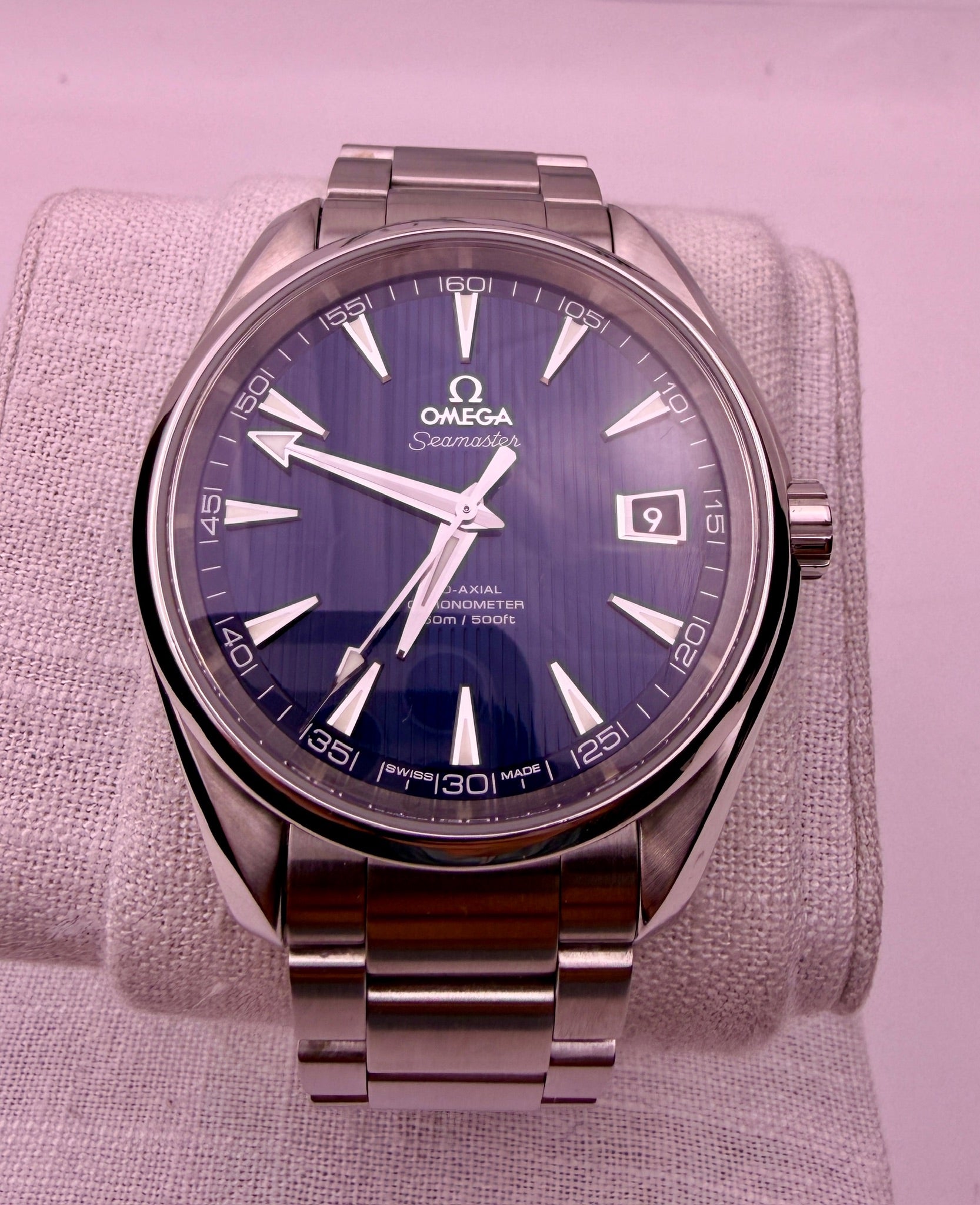 Case #522 — Omega Aqua Terra Blue - 41 Ref. 231.10.42.21.03.001